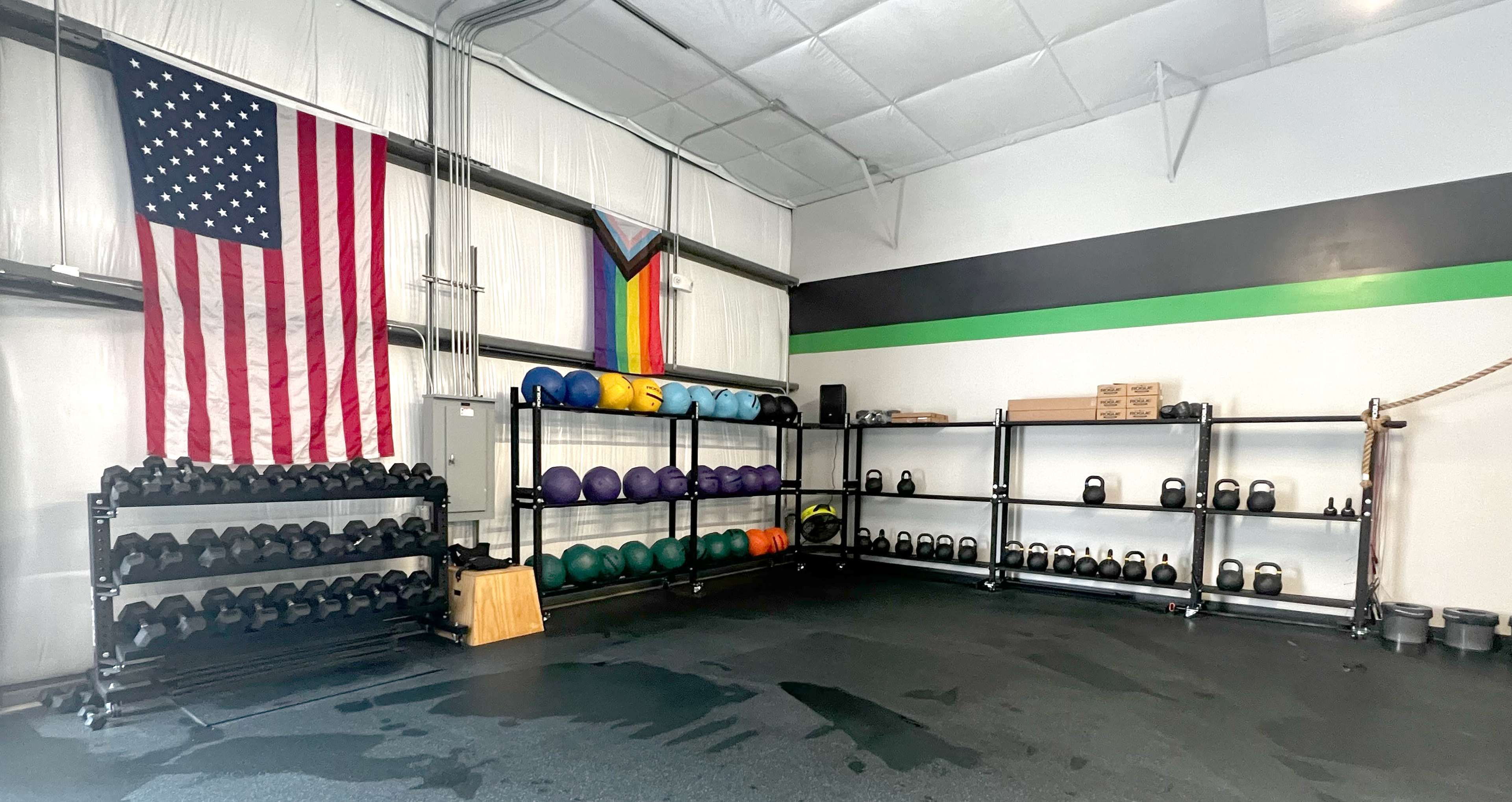 Clean and Organized CrossFit gym with Ample Space Image in Youngsville, Youngsville, NC
