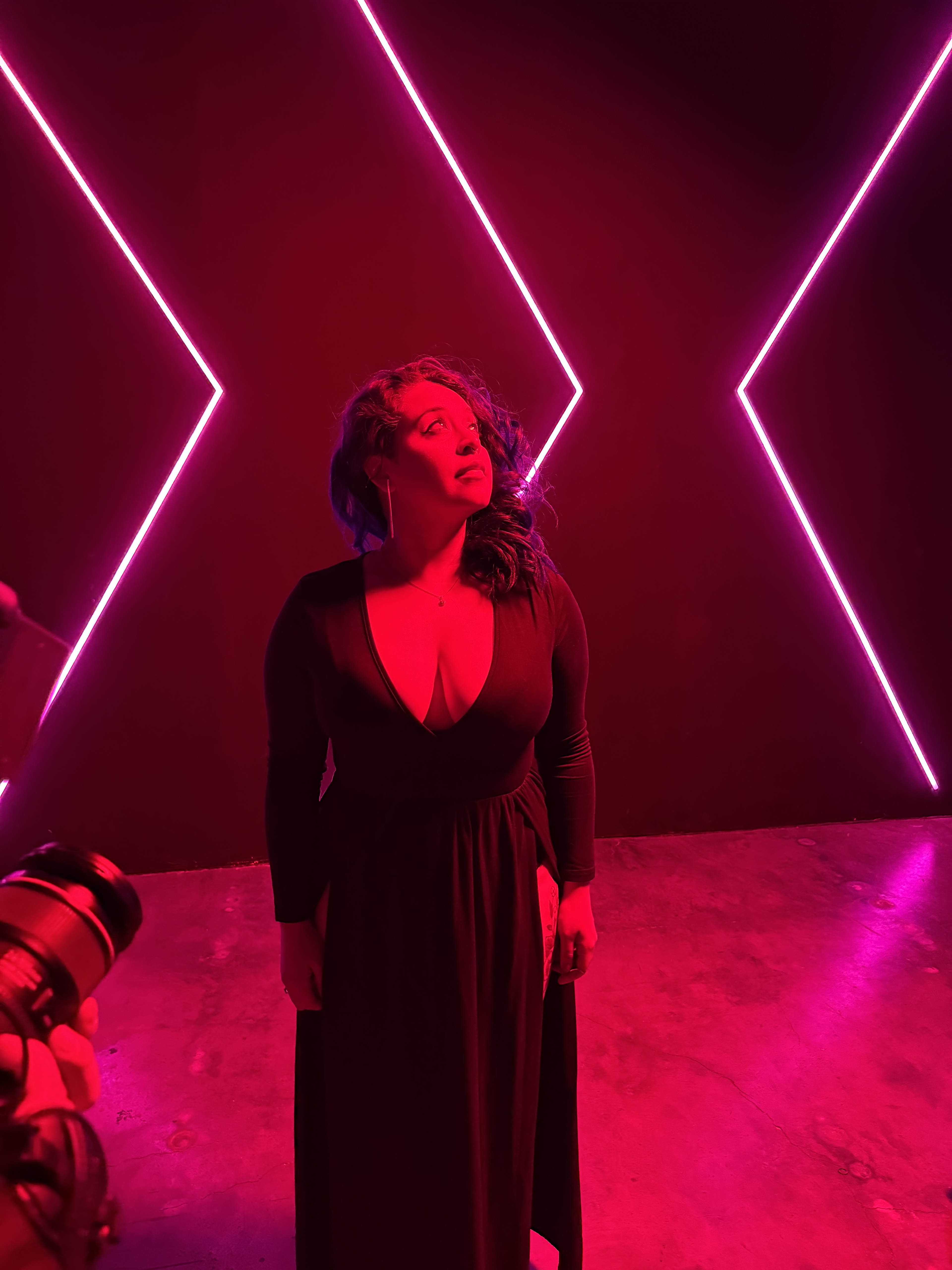 Dance music video shoot