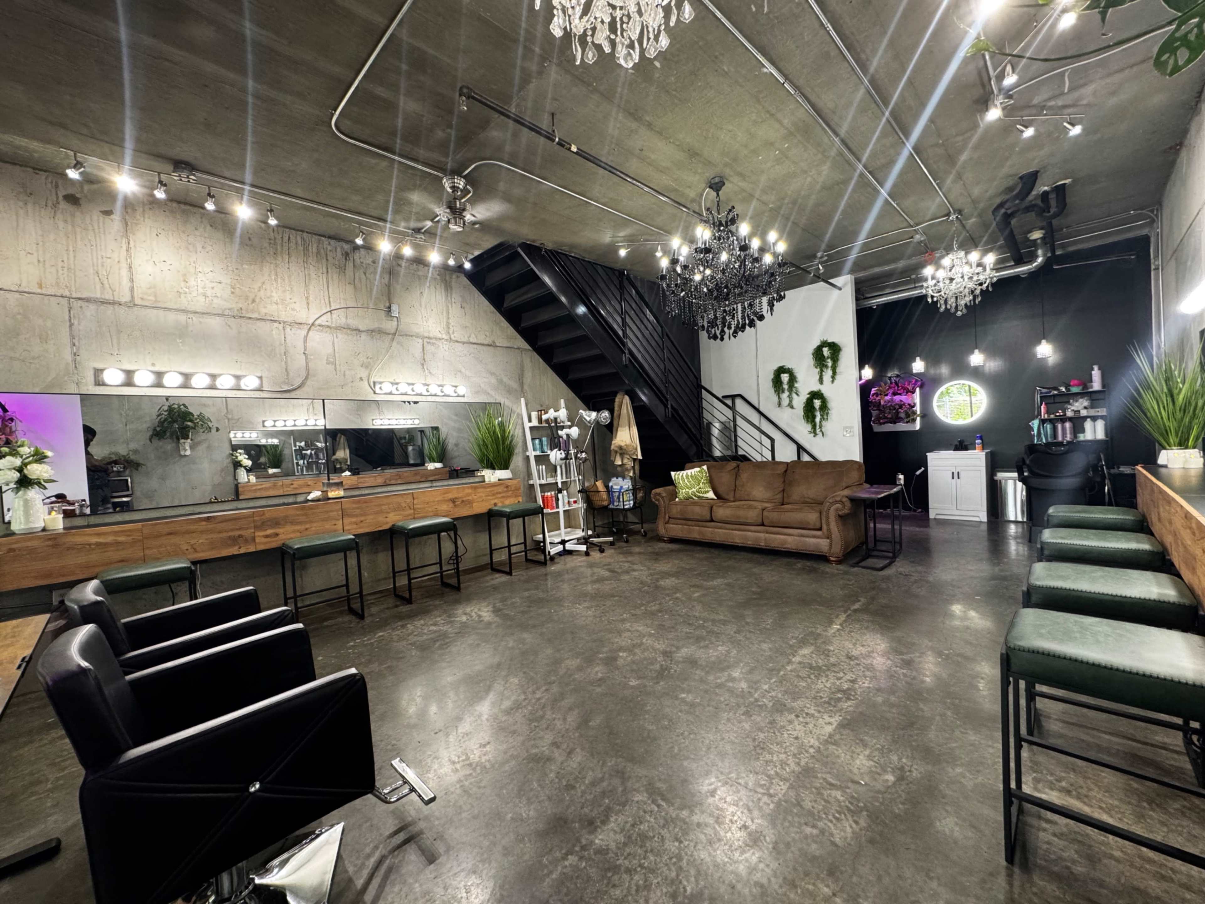 Upscale & Sexy Industrial Style Makeup and Hair Academy + Salon Image in Midtown, Atlanta, GA