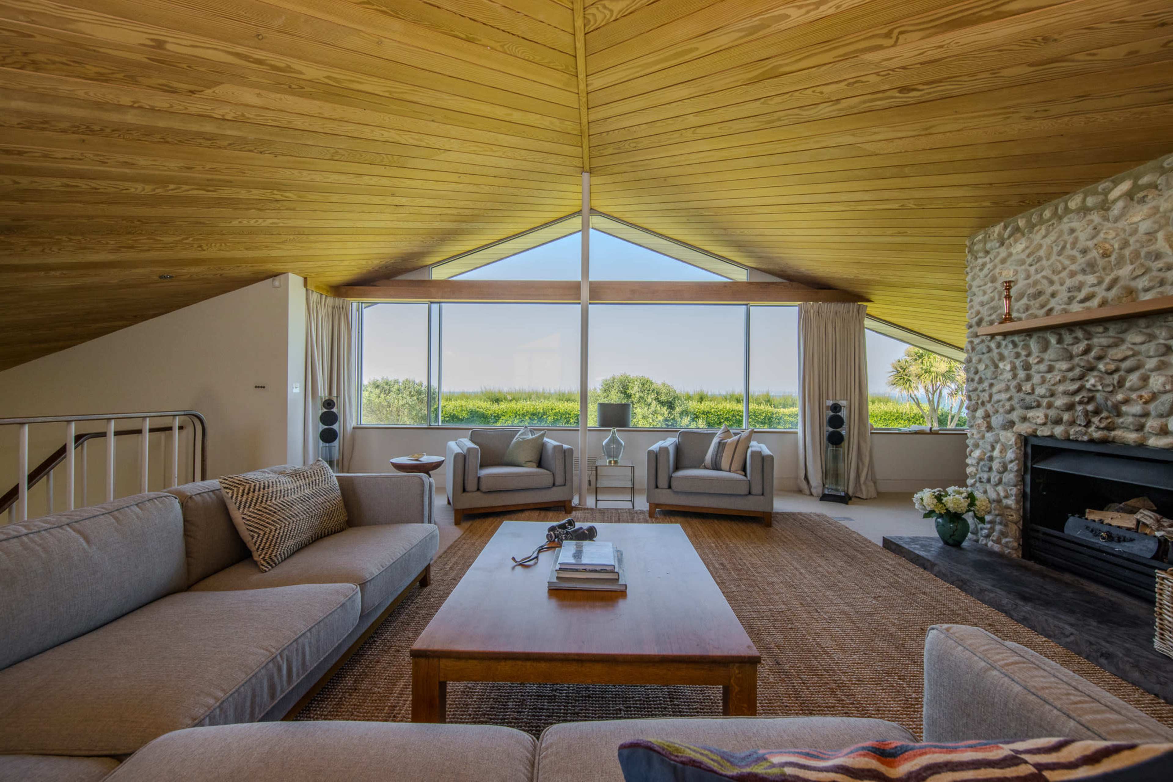 1950s Modernist Beach House with yoga studio overlooking the sea in West Wittering Image in West Wittering, West Wittering, ENG