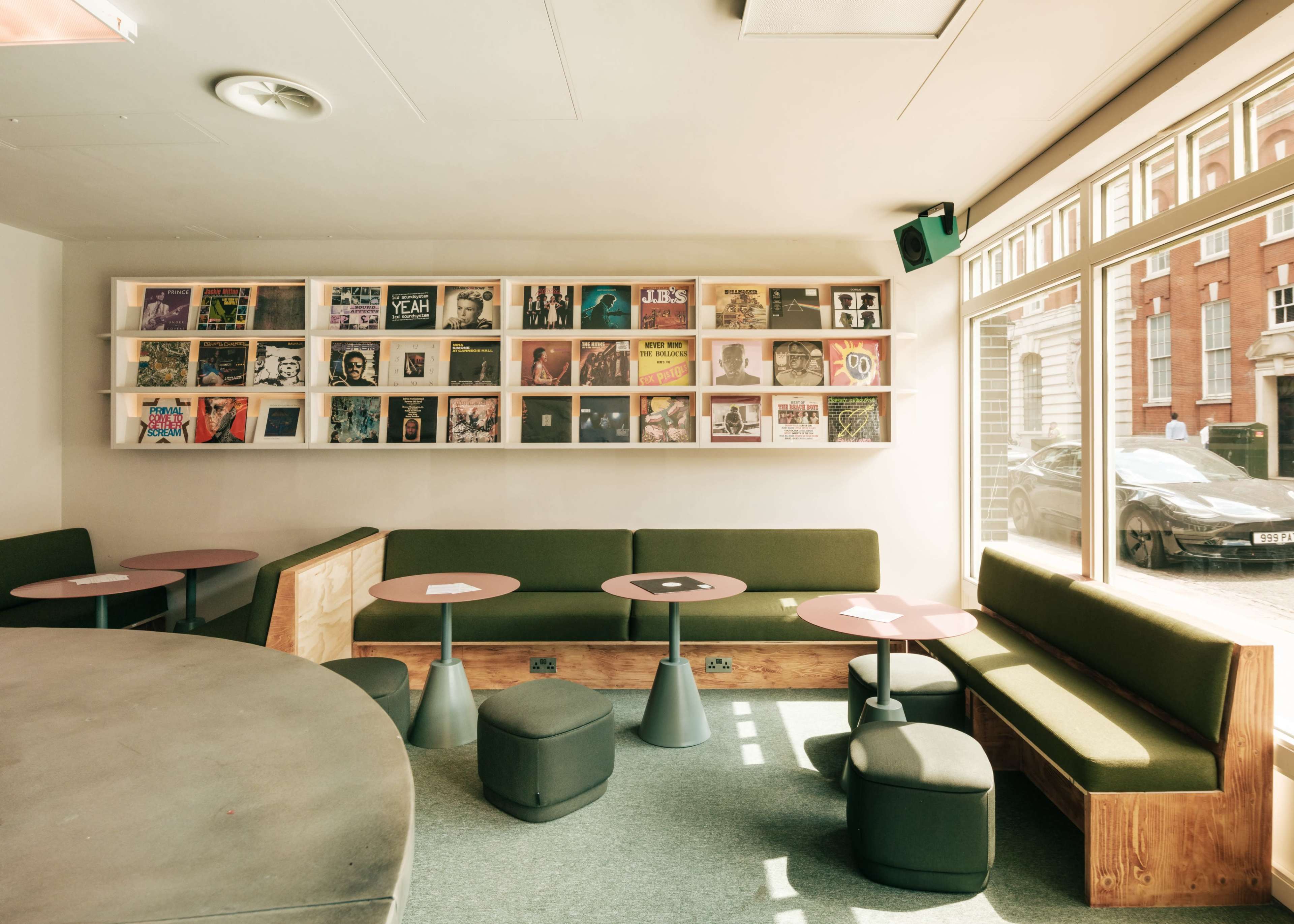 Listening bar, record shop, café Image in Chelsea, LONDON, ENG