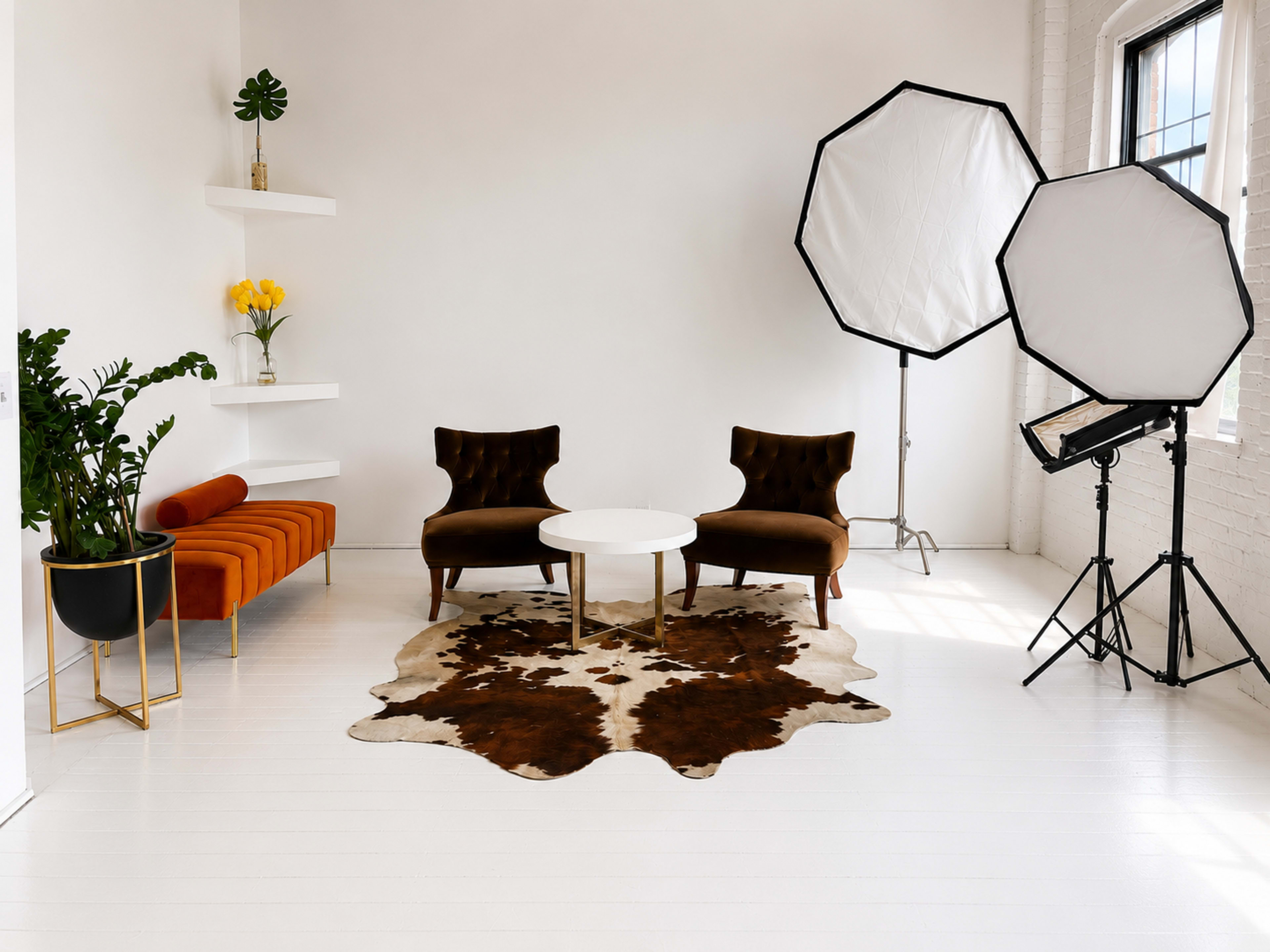 Charming All-White Rustic Industrial Studio Image in Getty Square, yonkers, NY