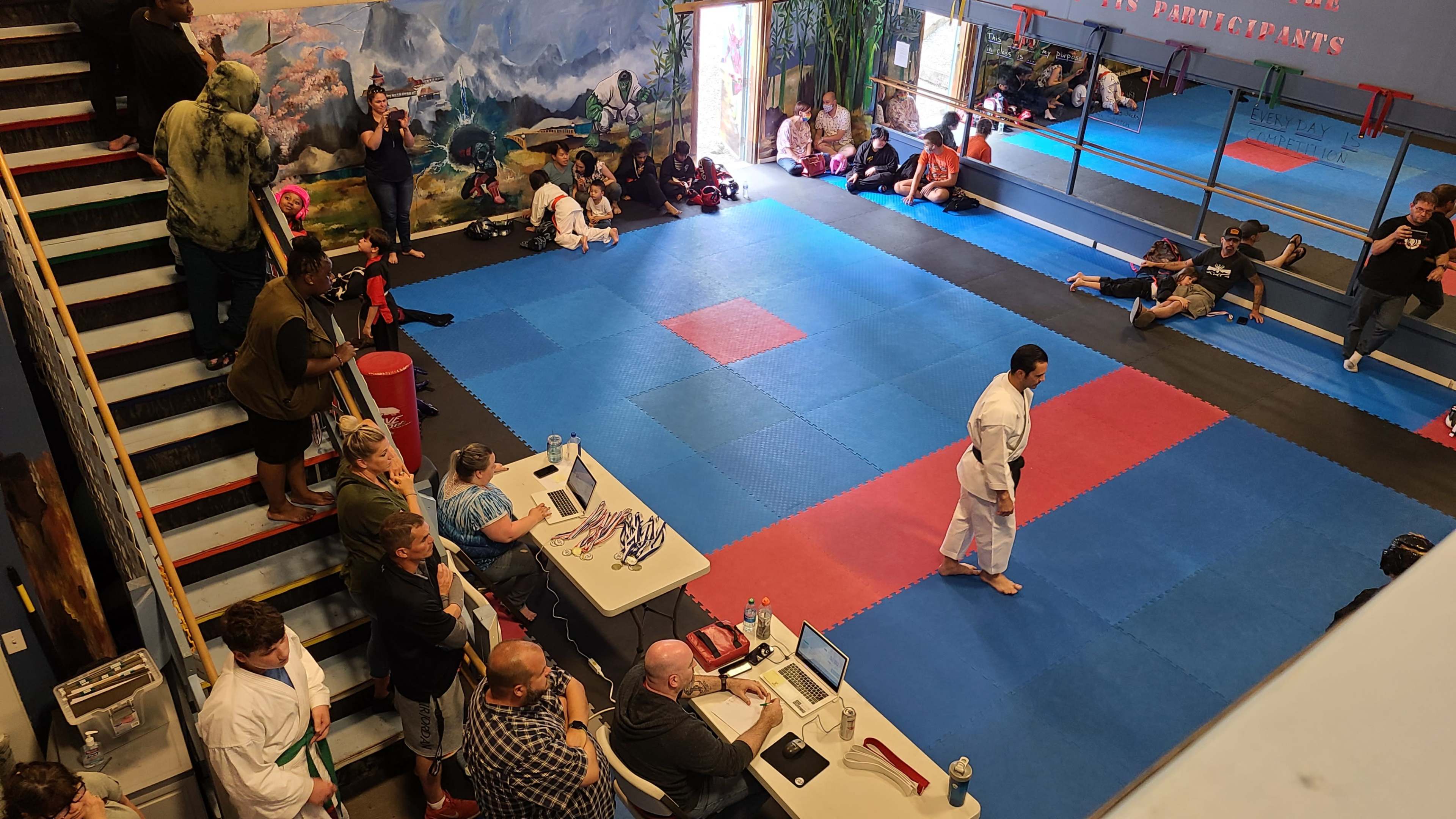 Two Level Floor Martial Arts Warehouse Image in South Hill, Puyallup, WA