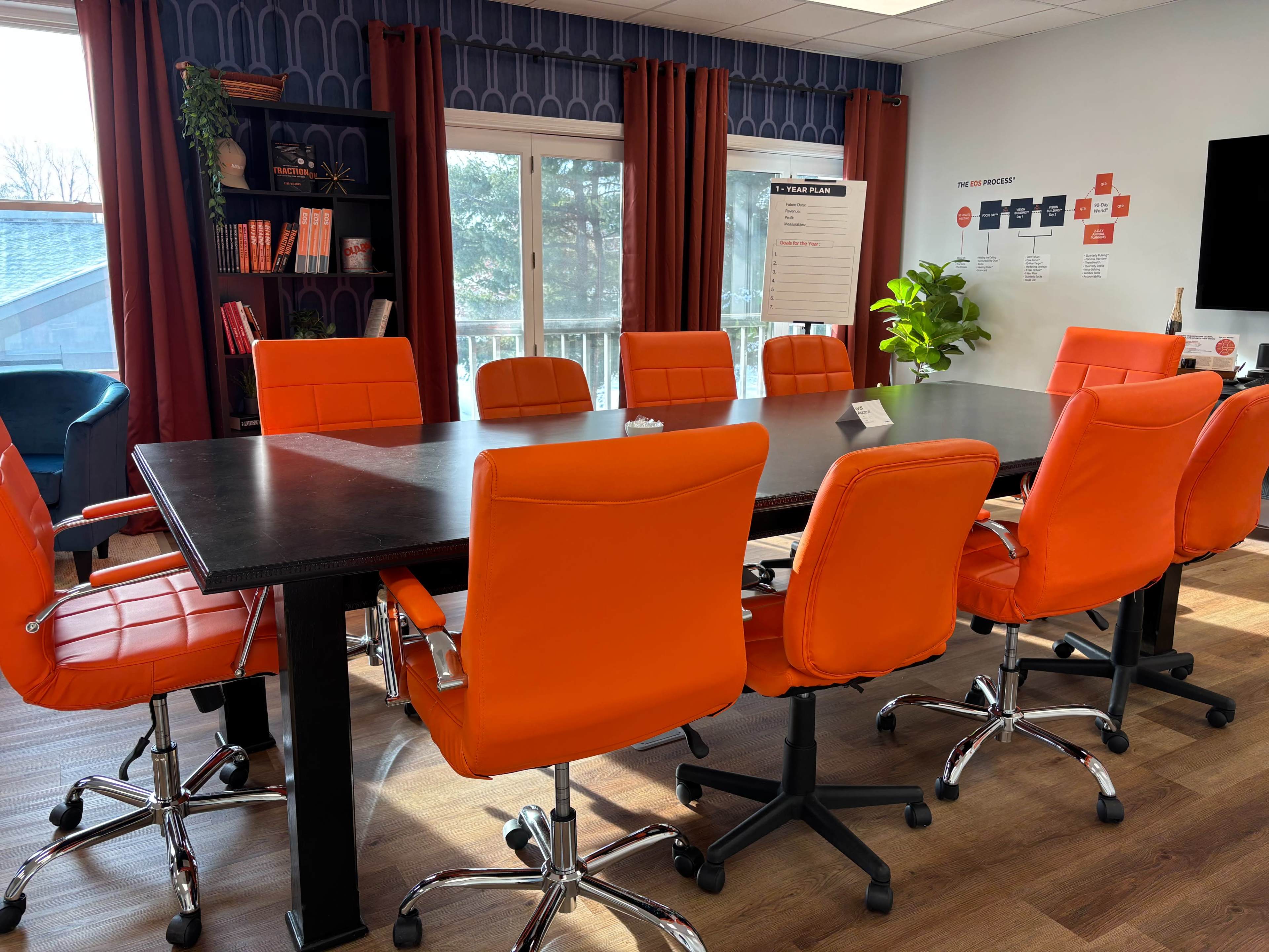 Professional Office Conference Room with Lounge Seating and Kitchen Access Image in East Hempfield Township, Lancaster, PA