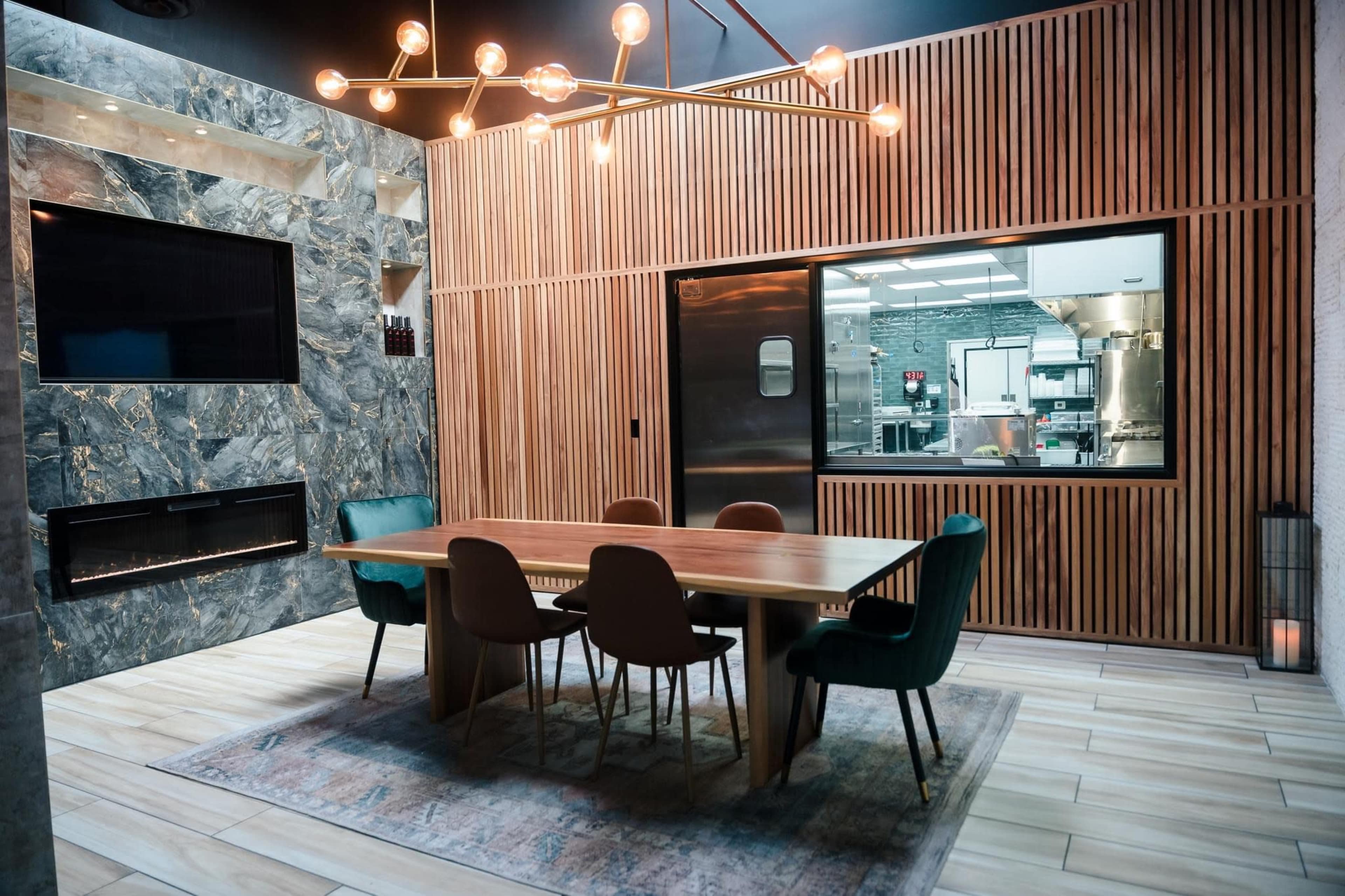 State of the art commercial kitchen with luxury designed tasting room event space Image in Costa Mesa, Costa Mesa, CA