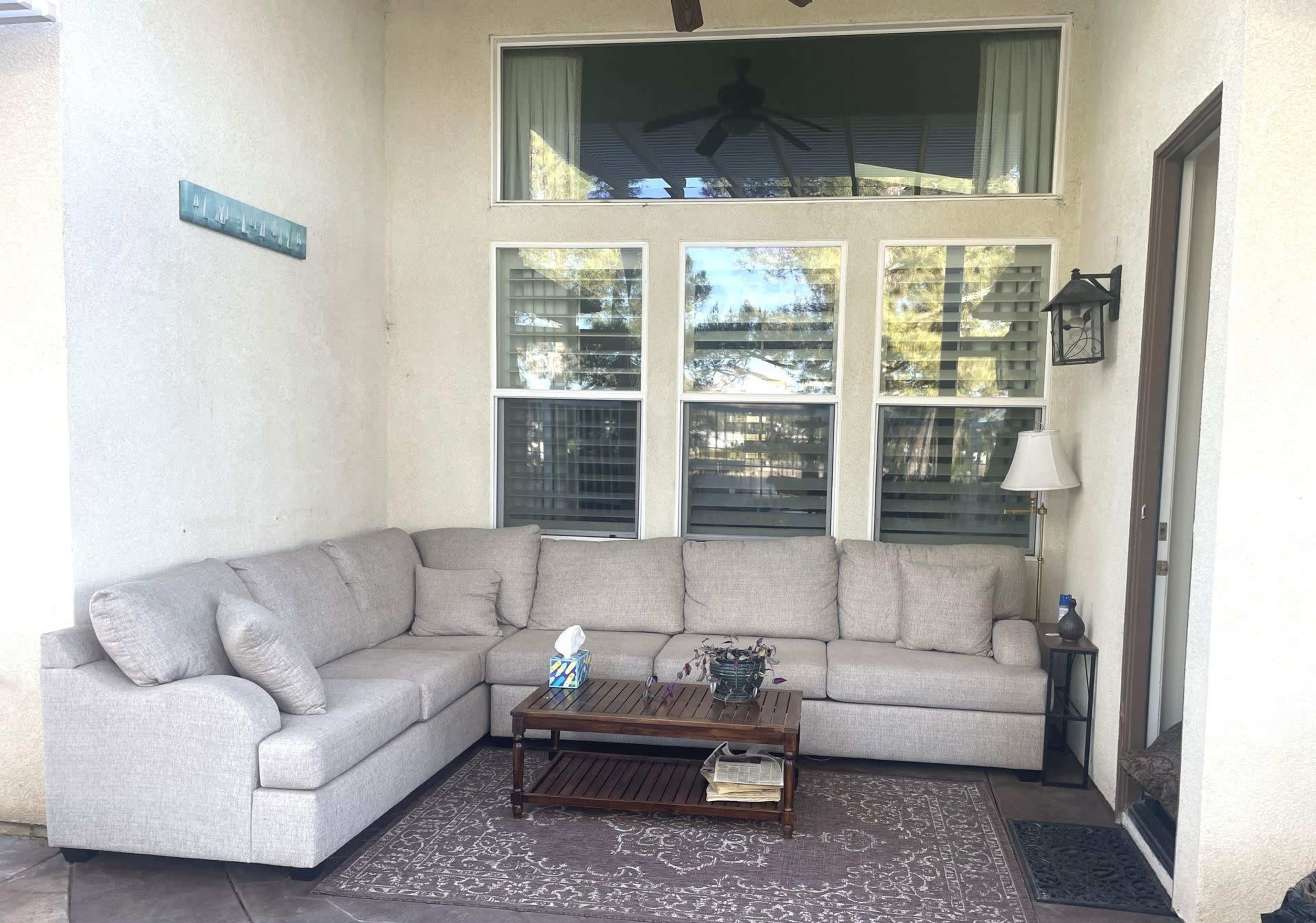 Suburban home with 42 foot living featuring skylights and a 20 foot mural Image in , Murrieta, CA