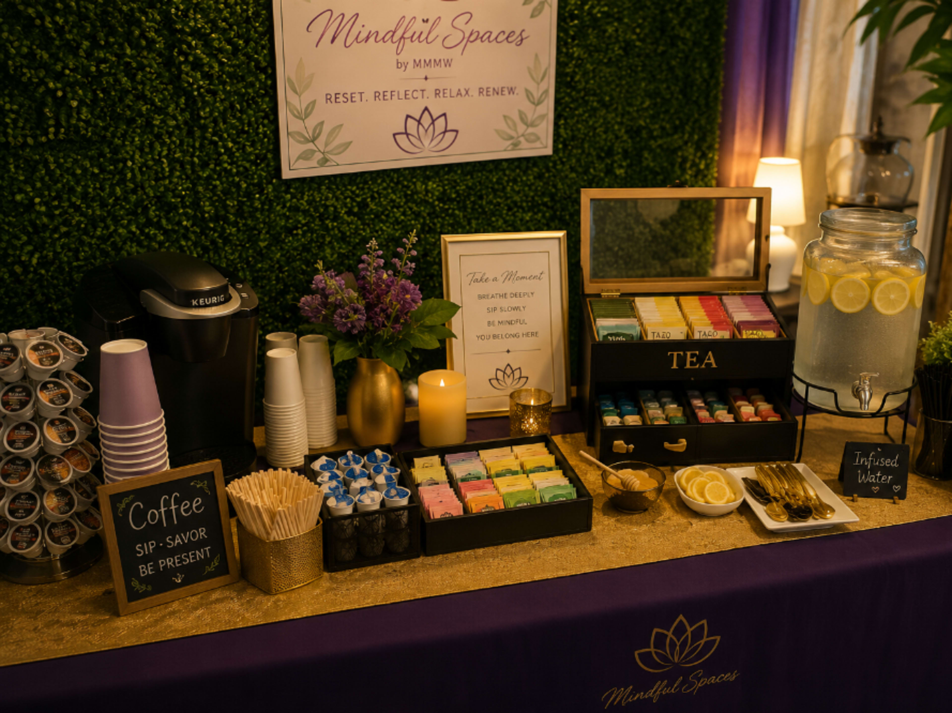 Premium Tea & Coffee Station
