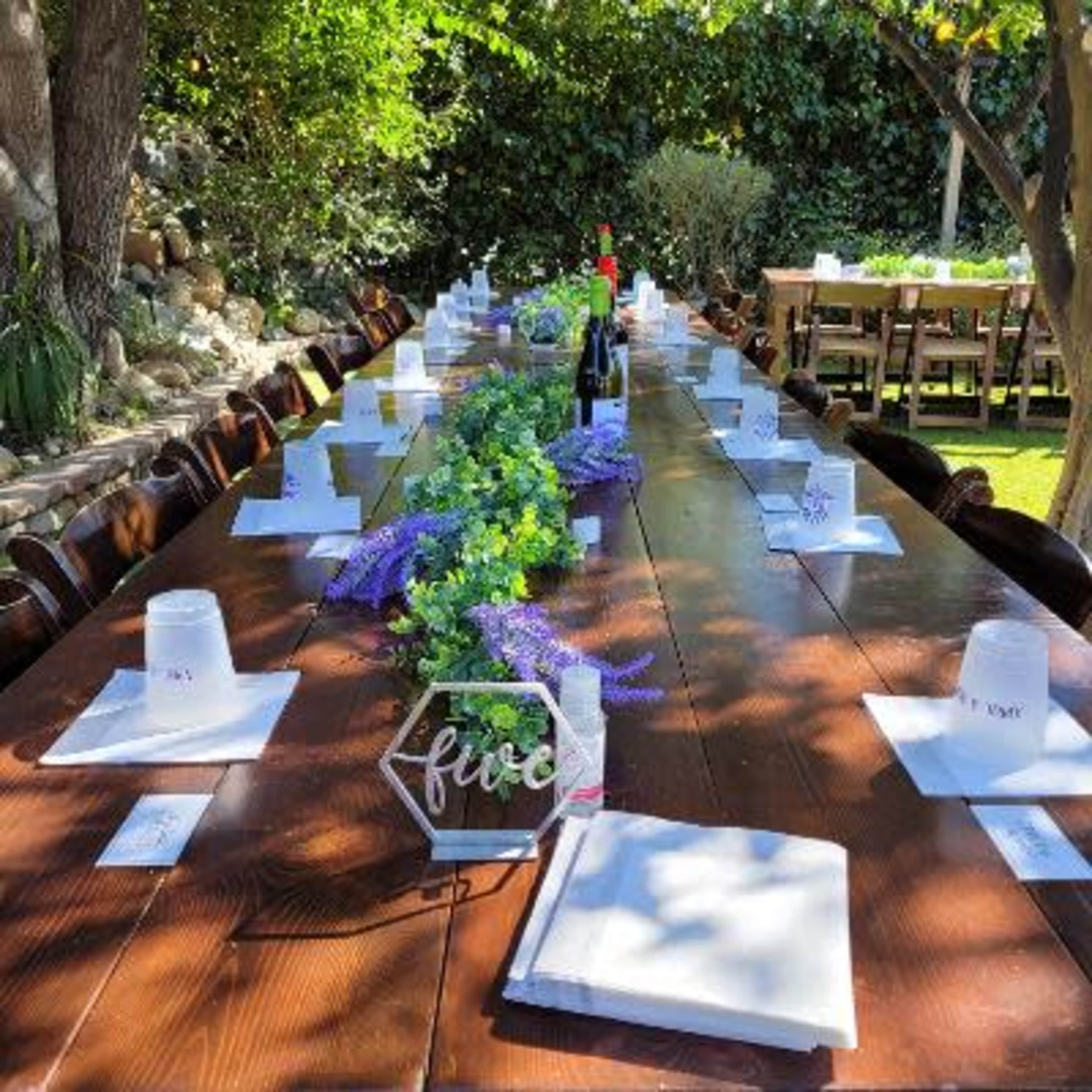 Outdoor garden setting with Koi pond Image in Sun Valley, North Hollywood, CA