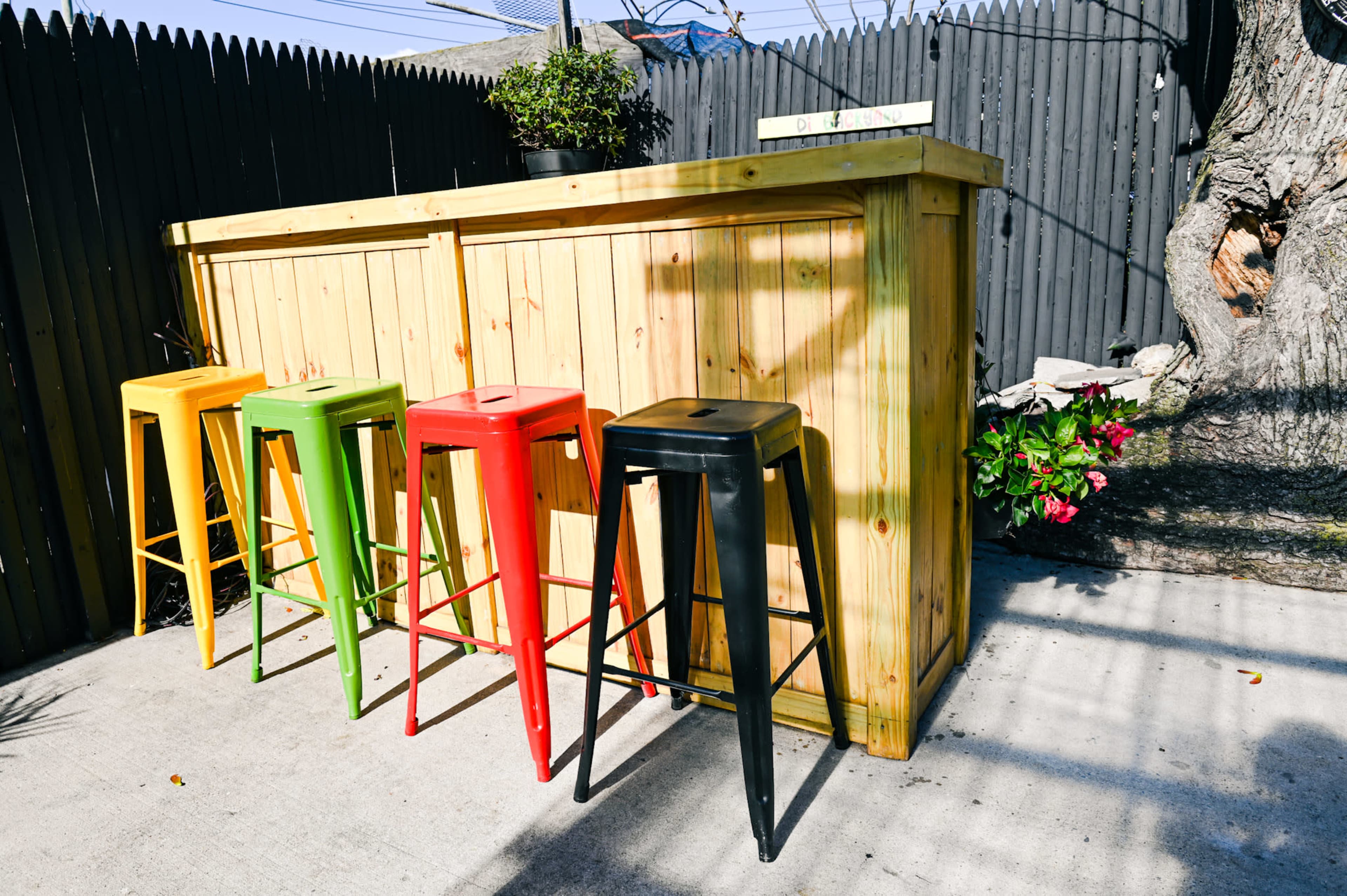 Chic Brooklyn Backyard Image in Cypress Hills, Brooklyn, NY