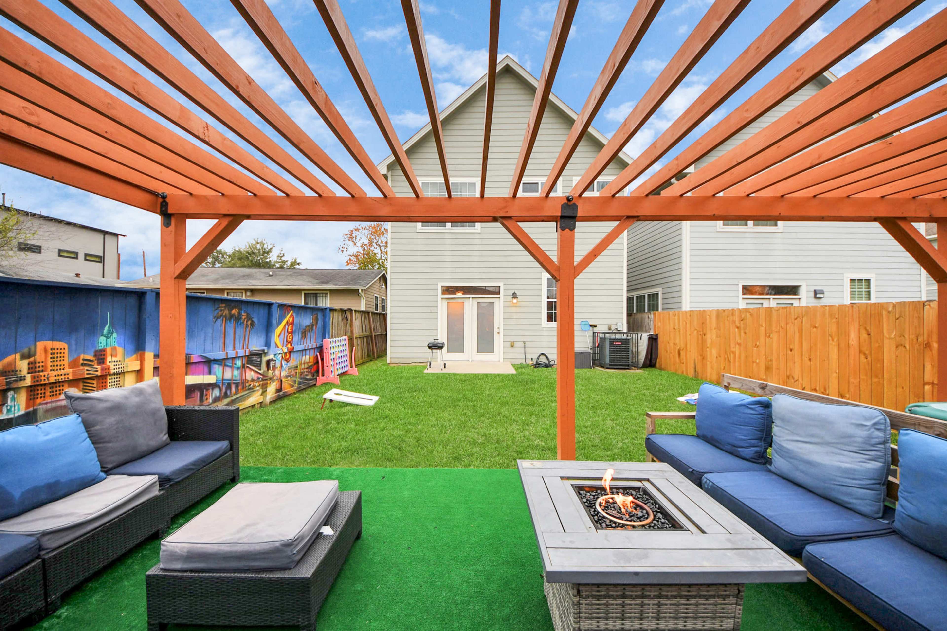 Stylish Townhome & Event Space | Hot Tub, Games, & Content Image in Independence Heights, Houston, TX