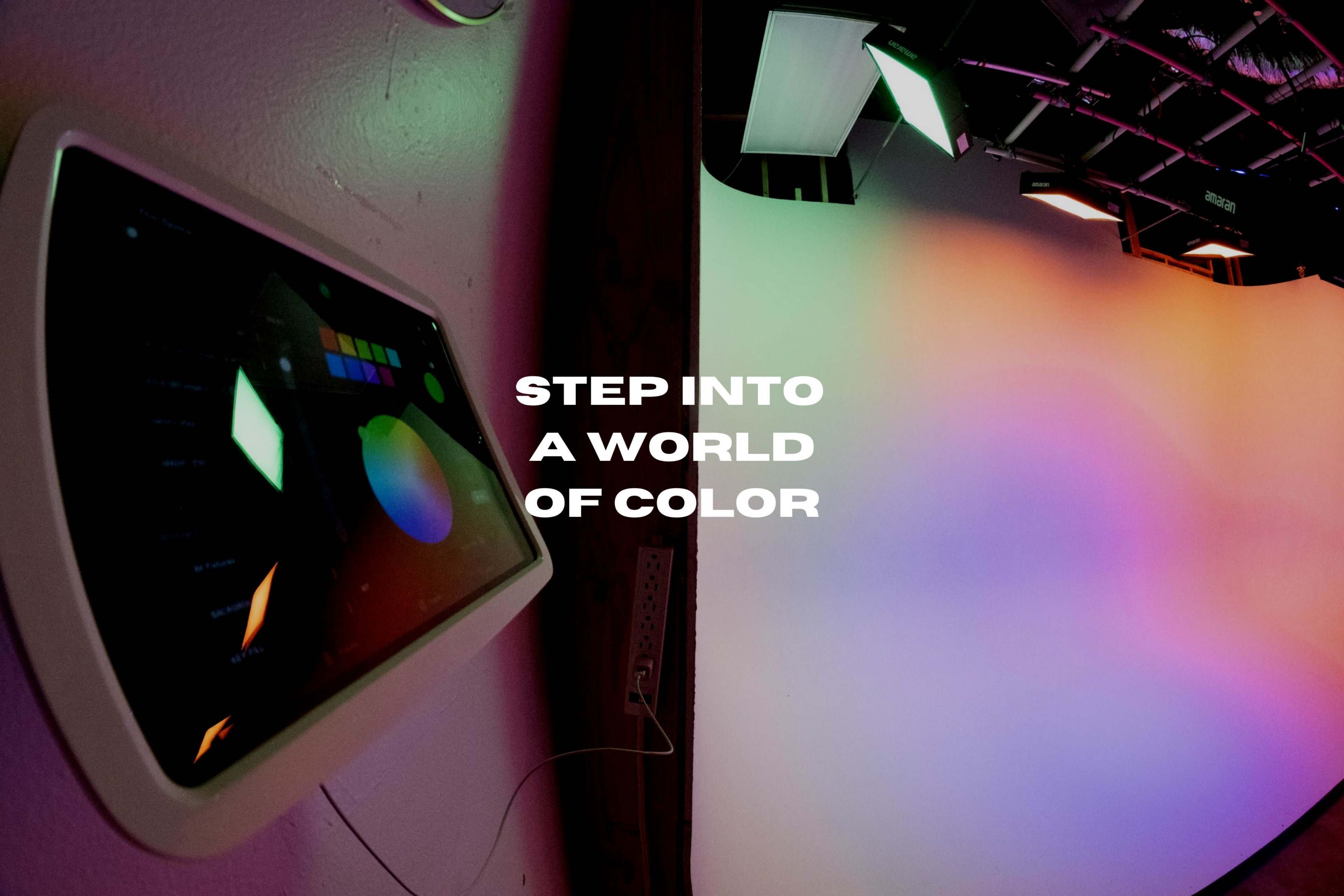 Pre-Lit Photo/Video Studio with Cyc Wall & RGB Lighting | Central Austin Image in Highland, Austin Texas, TX