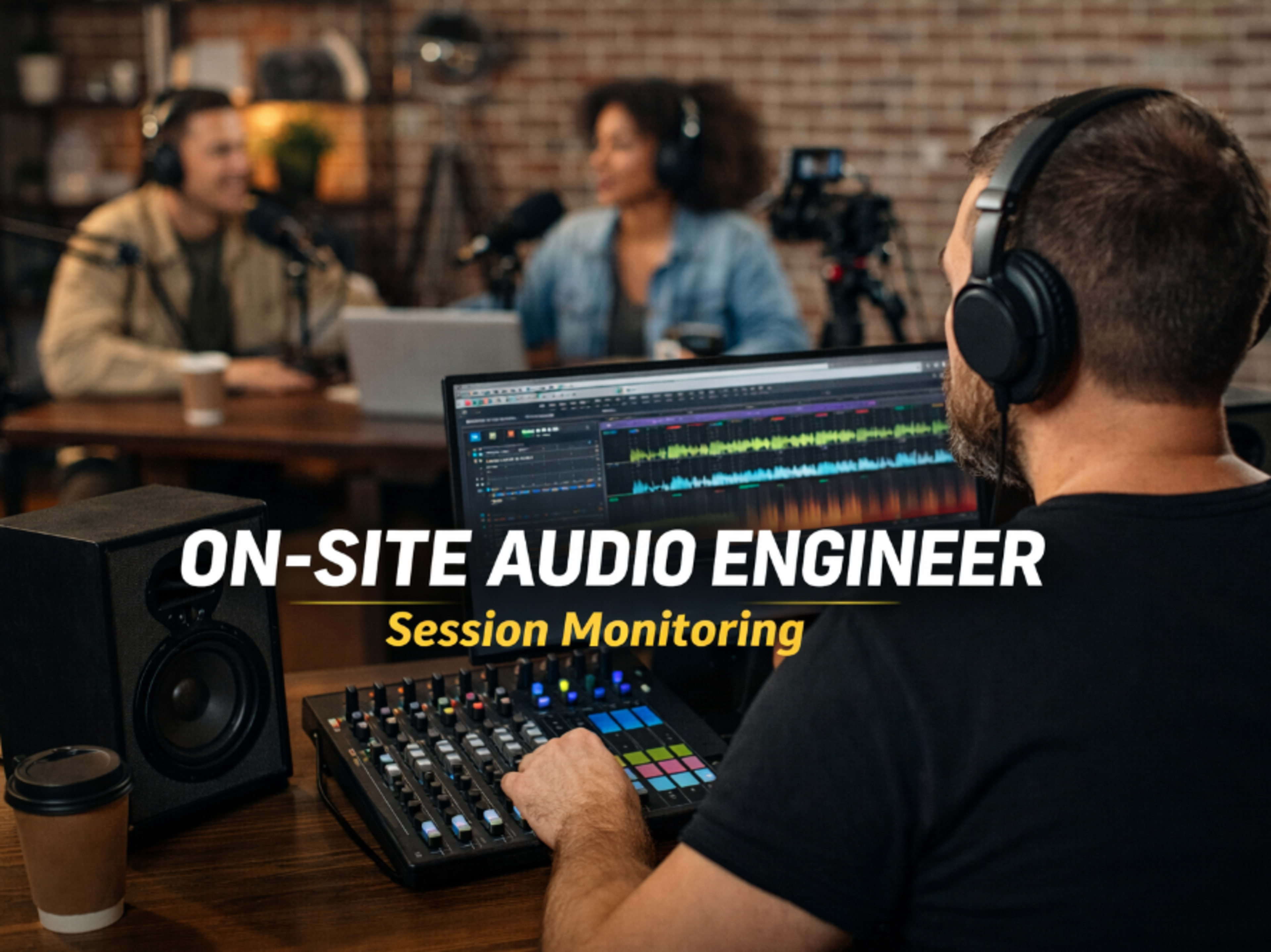 🎧 On-Site Audio Engineer (Stress-Free Recording)