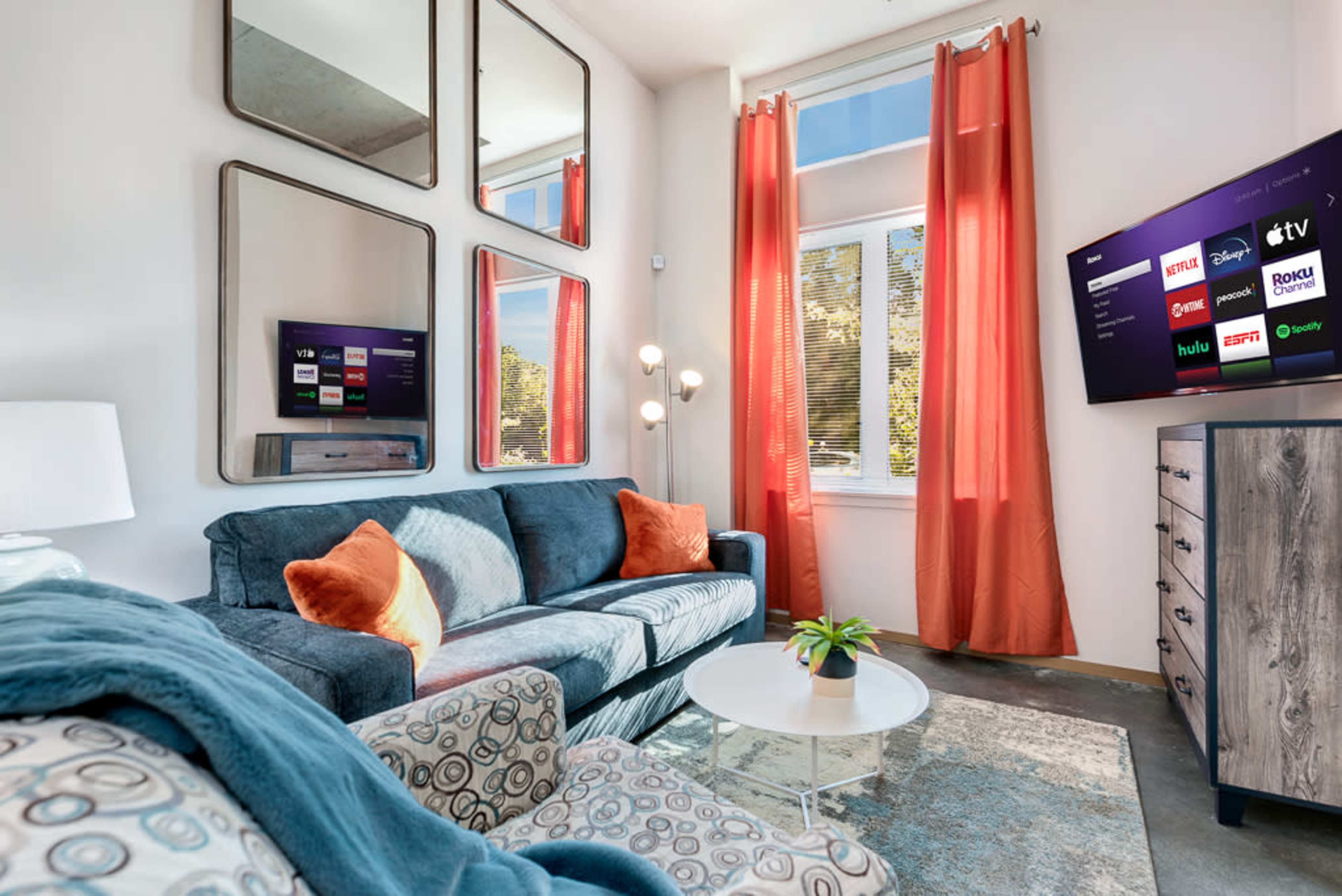 Sultry Fire 1BR Apartment | Modern, Moody, & Centrally Located in Beacon Hill Image in North Beacon Hill, Seattle, WA