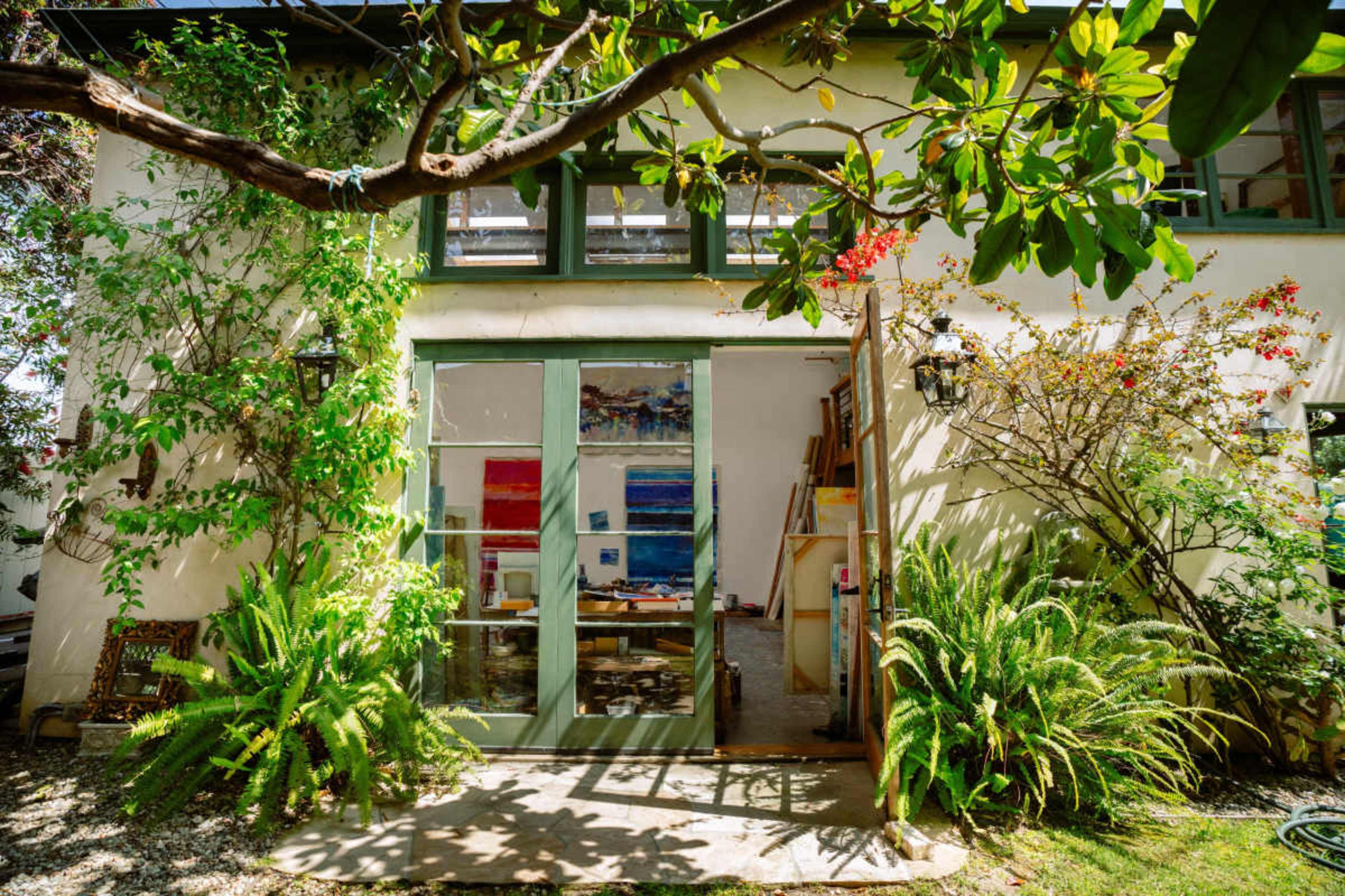Romantic Eclectic Spanish-Style Bungalow including Large Private Lush Outdoor Garden Space Image in Mar Vista, Los Angeles, CA