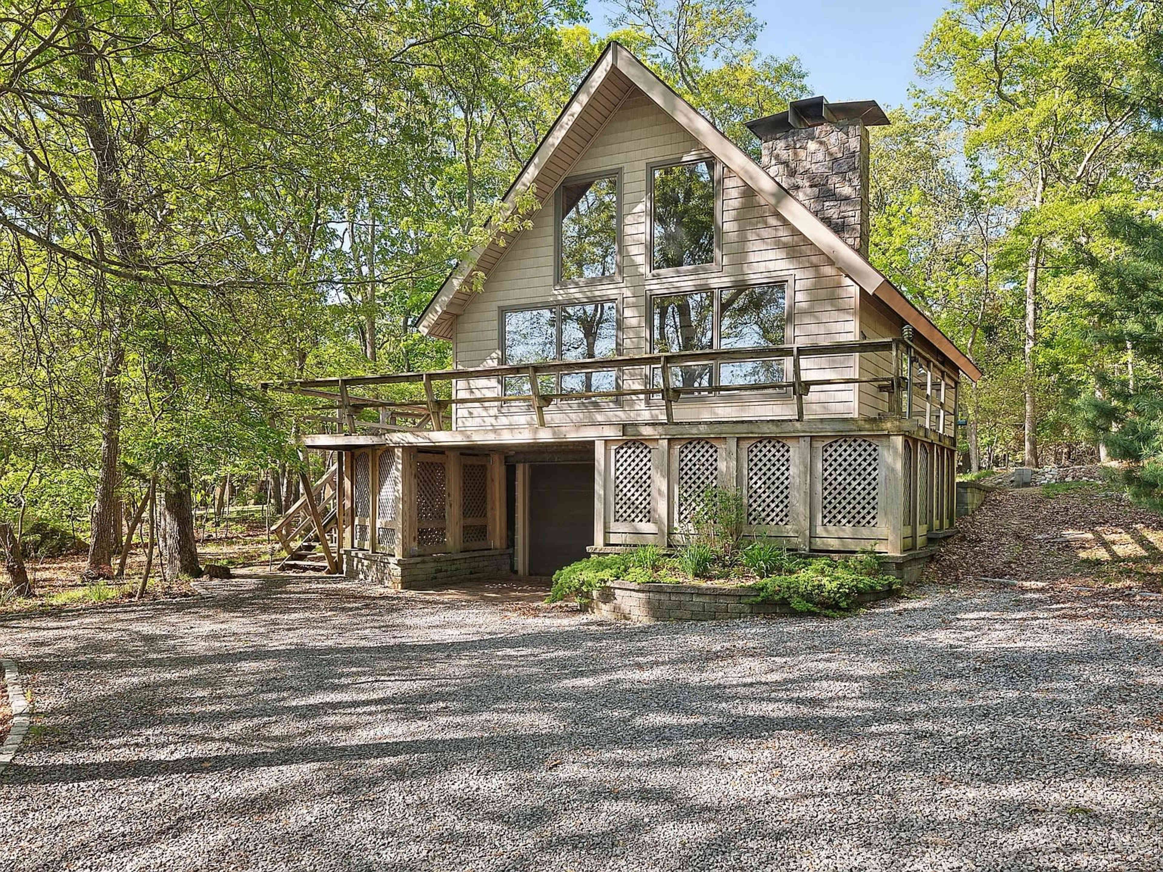 Rustic 1970s Cabin in the East Hampton Woods Image in East Hampton, East Hampton, NY