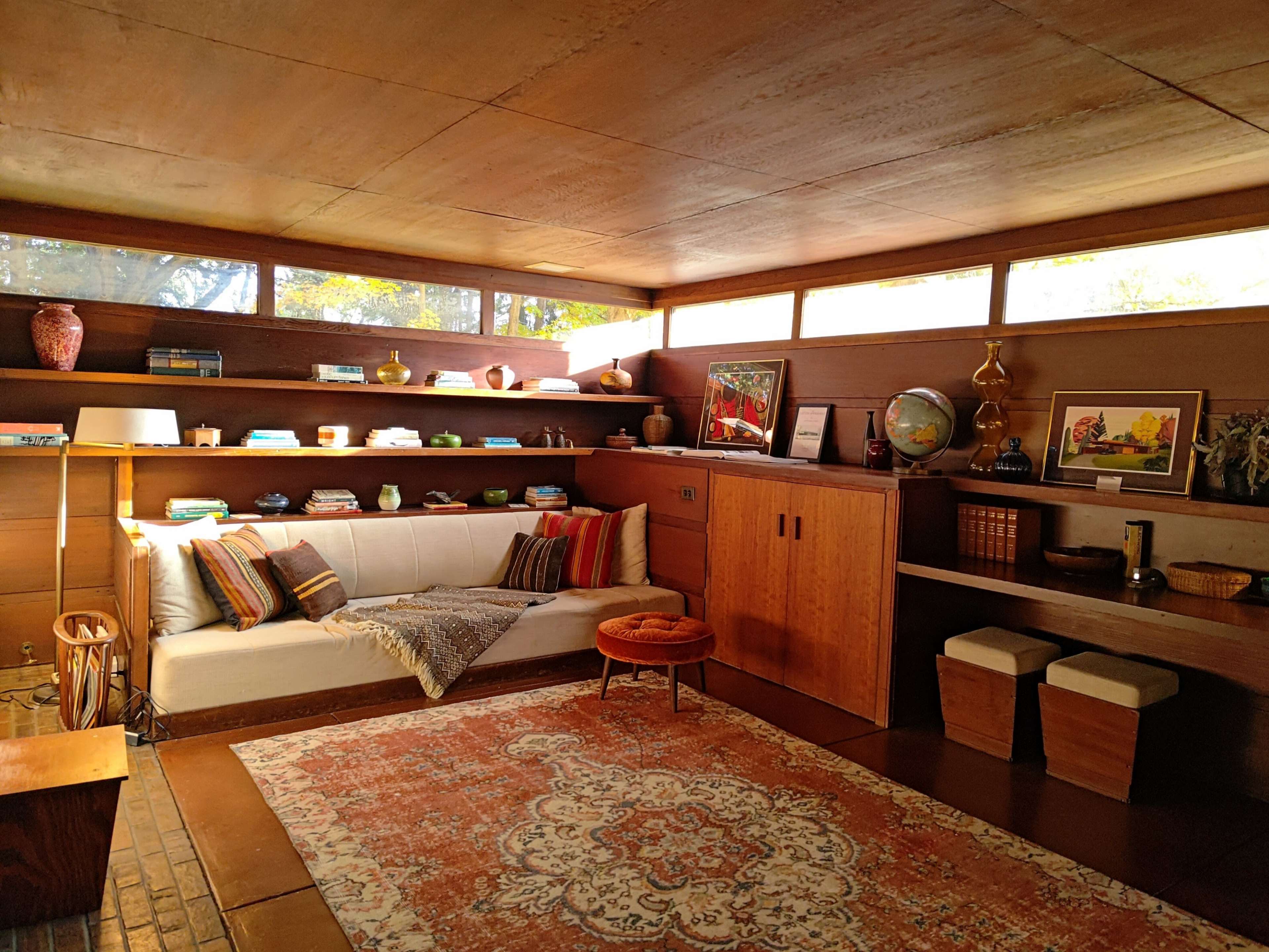 Frank Lloyd Wright's Goetsch–Winckler House Image in Meridian Township, Okemos, MI