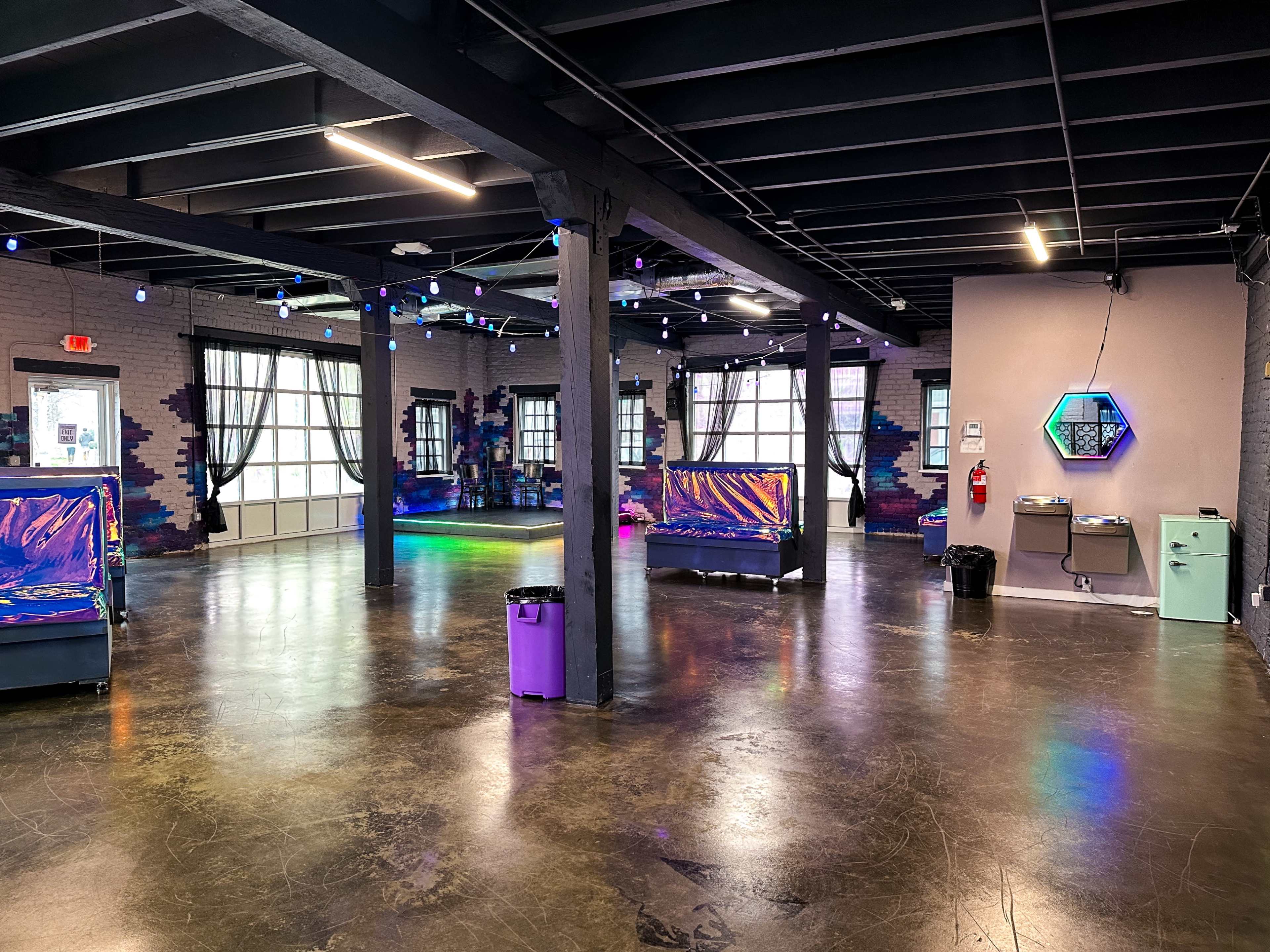 Vibrant, colorful, open plan, multi-use event space Image in Blackwell, Richmond, VA