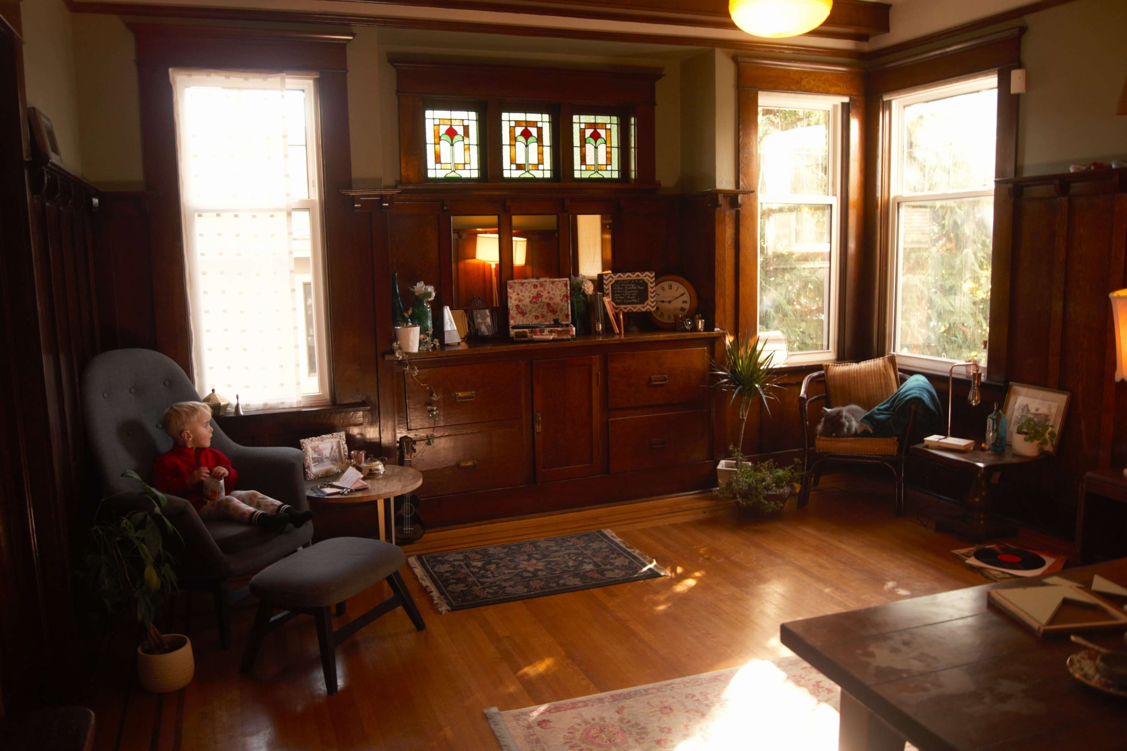 Historic Craftsman Gem with Deck, Views & Garden Image in Gorge -Tillicum Area, Victoria, BC