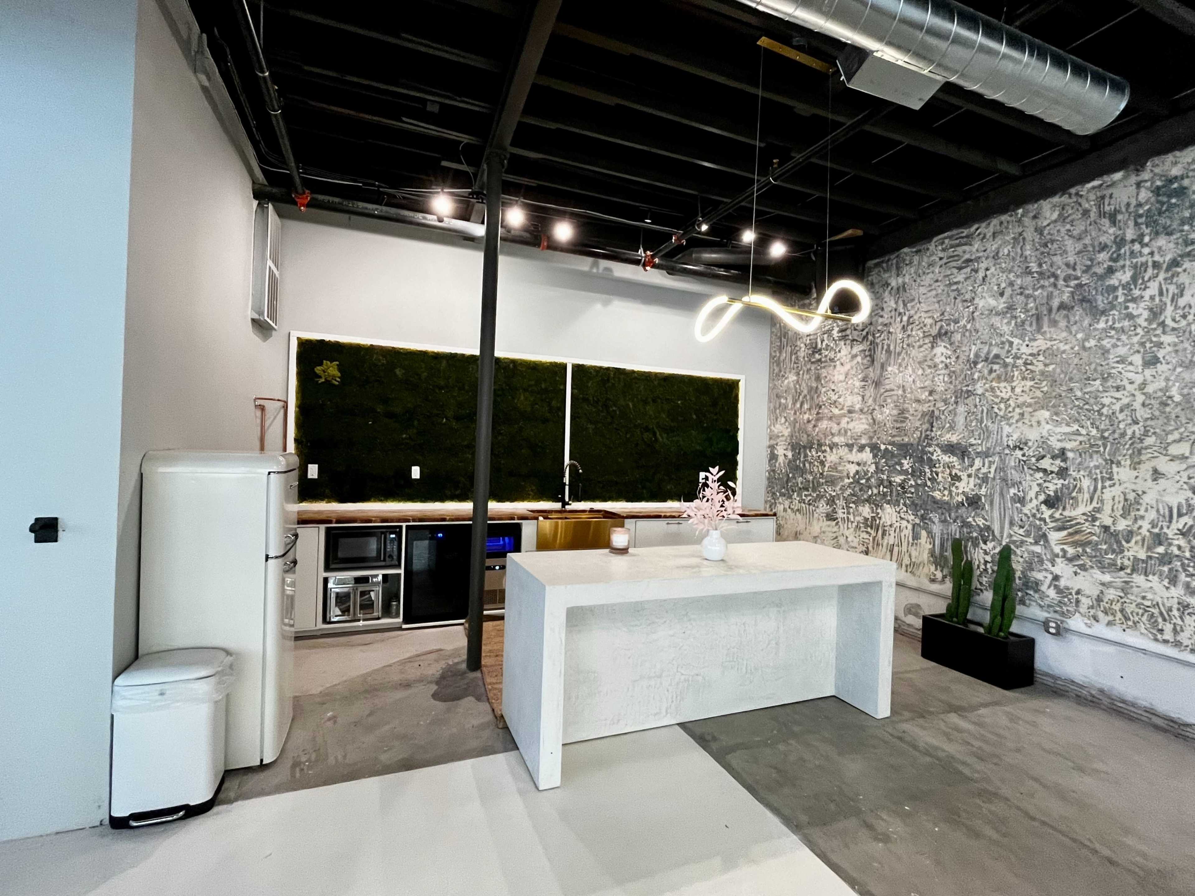 Blank Slate Beauty: White Floors, Rustic Walls, Infinite Creativity Image in Henry Ford, Detroit, MI