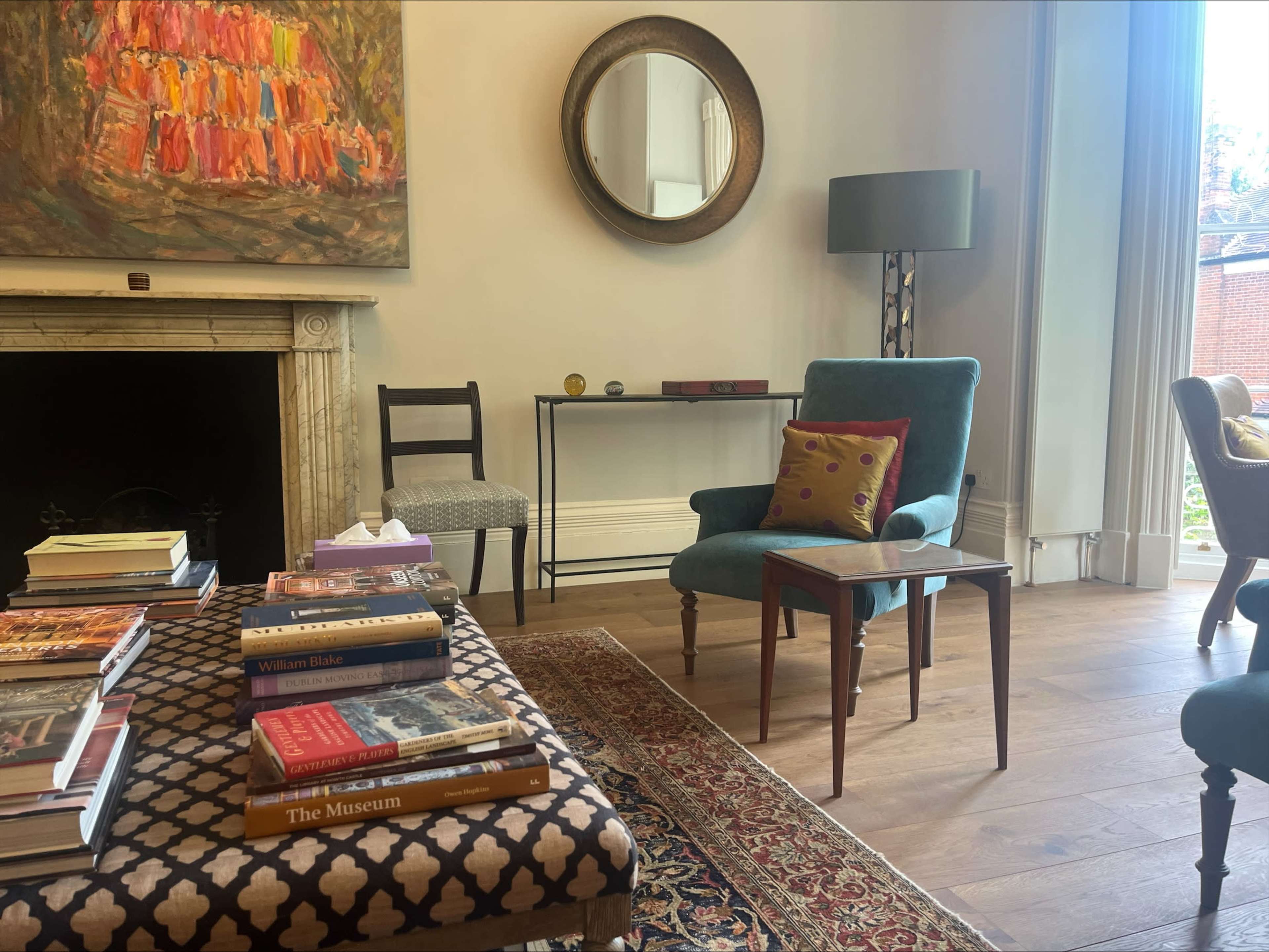 Quiet, refined, light-filled space perfect for interviews, and timeless storytelling. Image in Camberwell, London, ENG