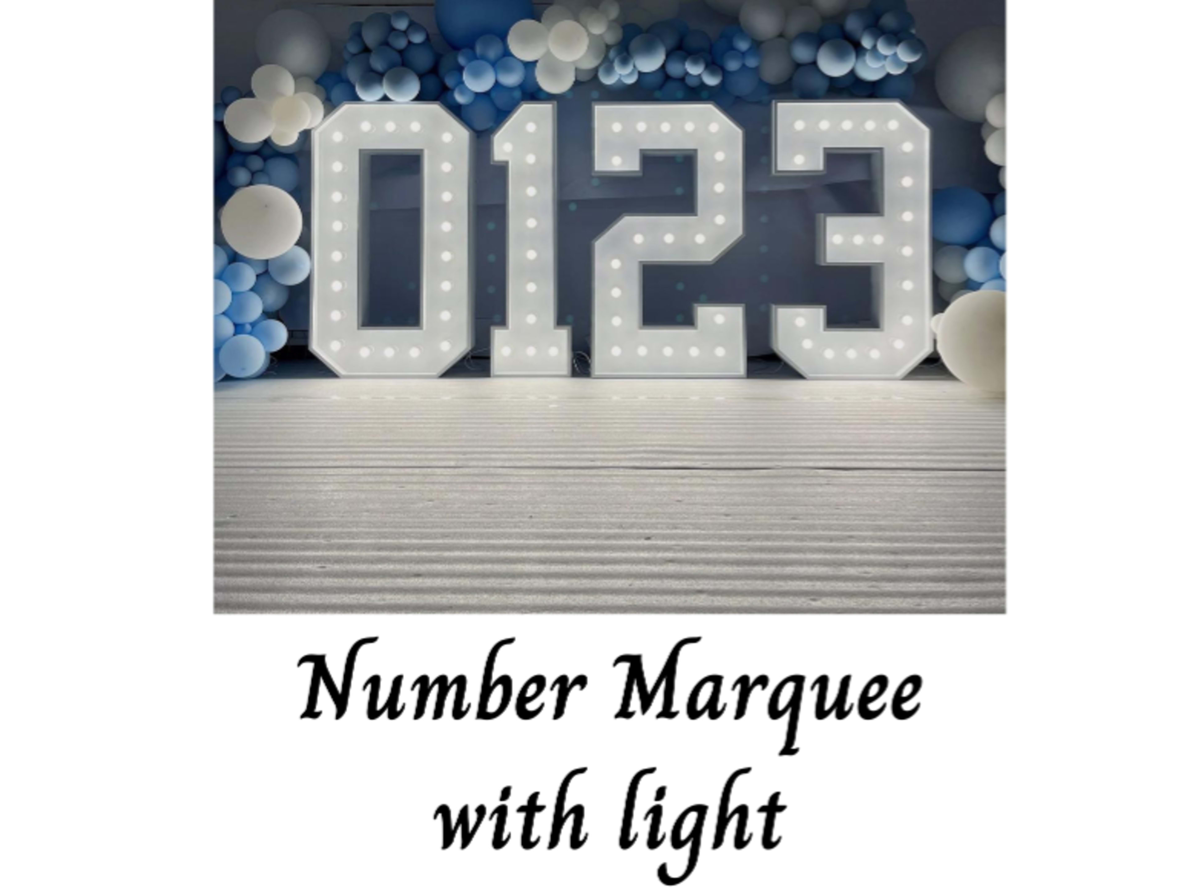 Two Marquee numbers package 