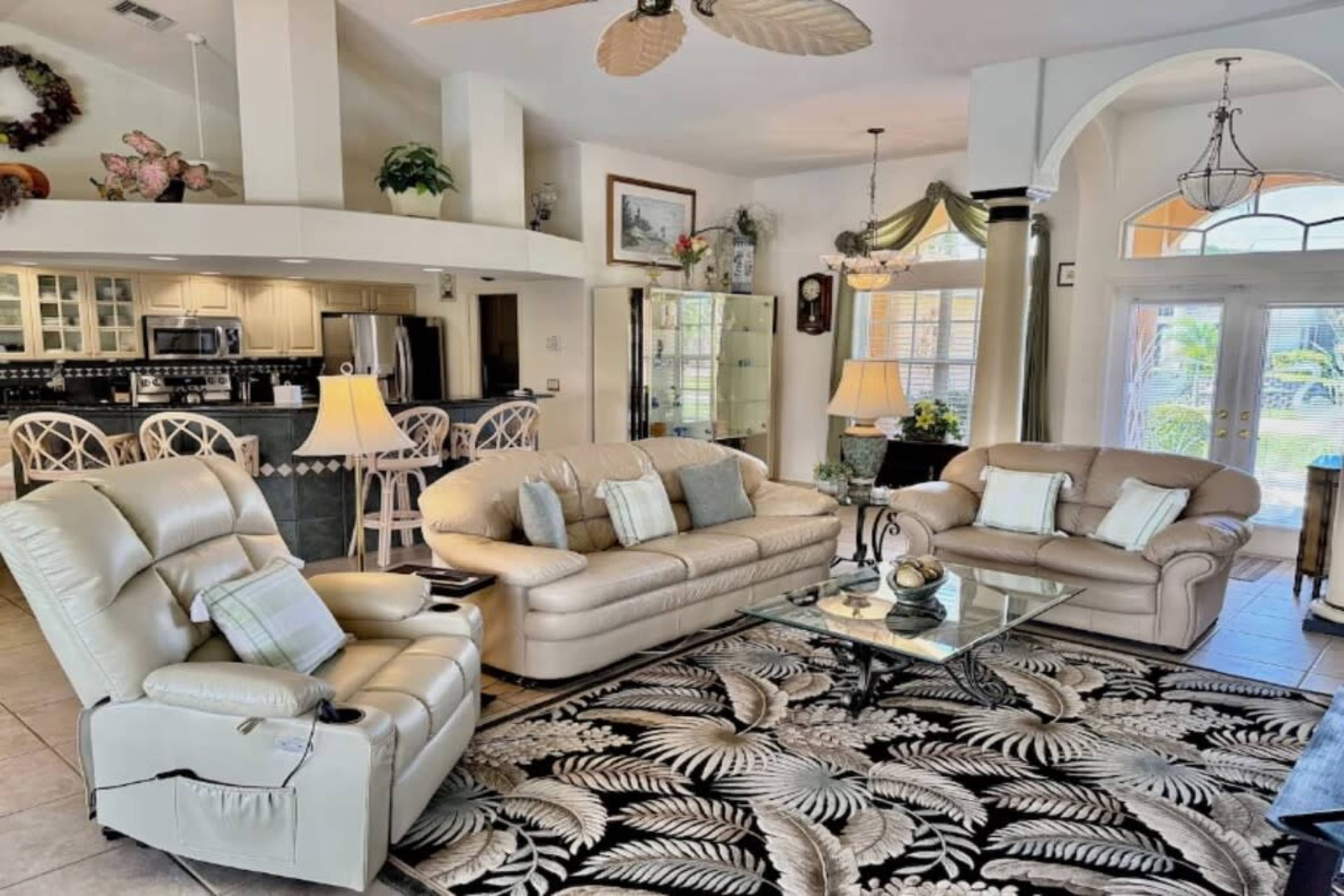 Heated Pool/Waterfront/Canal/Dock/Gulf Access, Private Sunny Home Image in Pelican, Cape Coral, FL