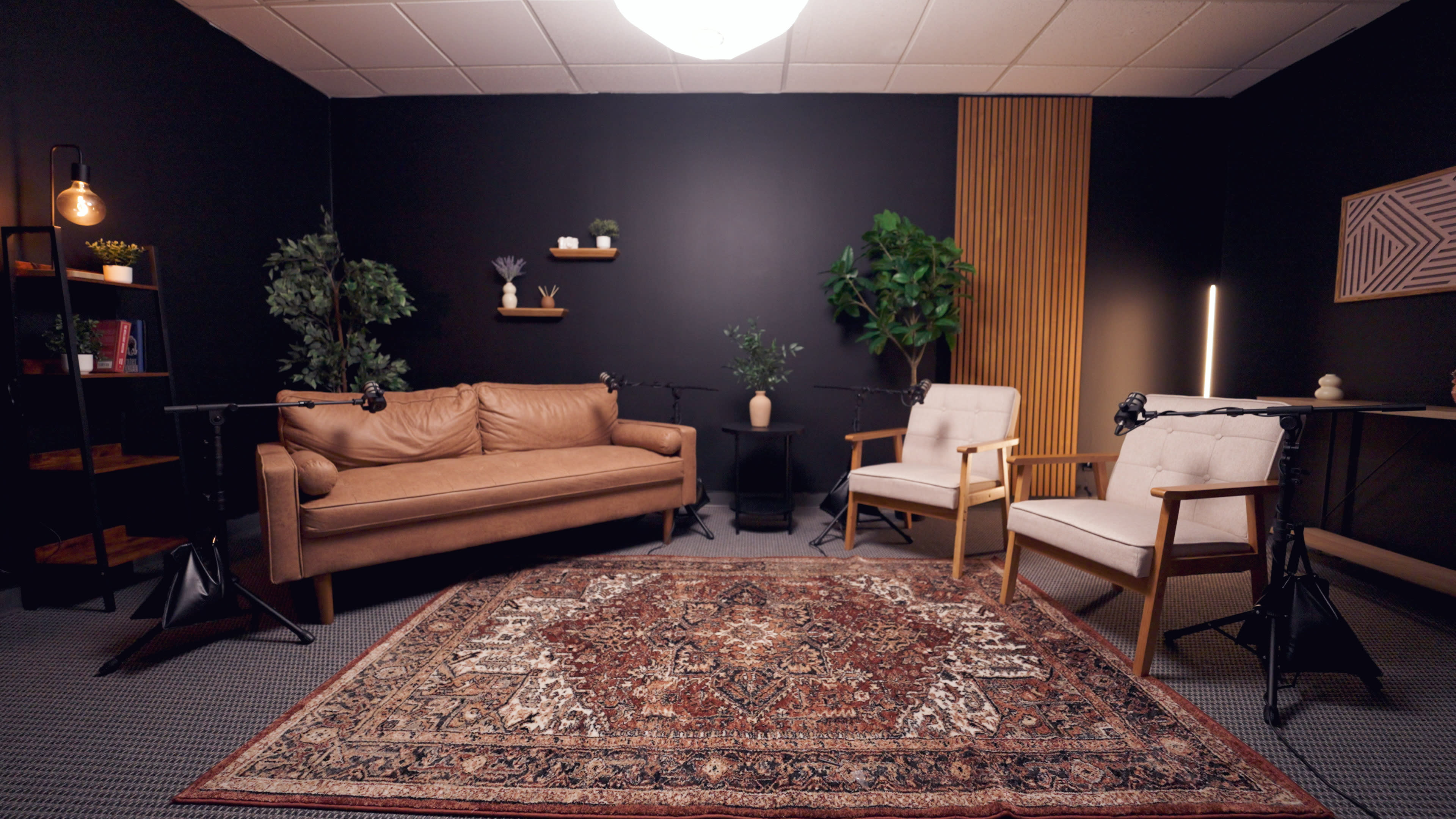 Mid-century Modern Podcast Studio Image in Milton Township, Wheaton, IL