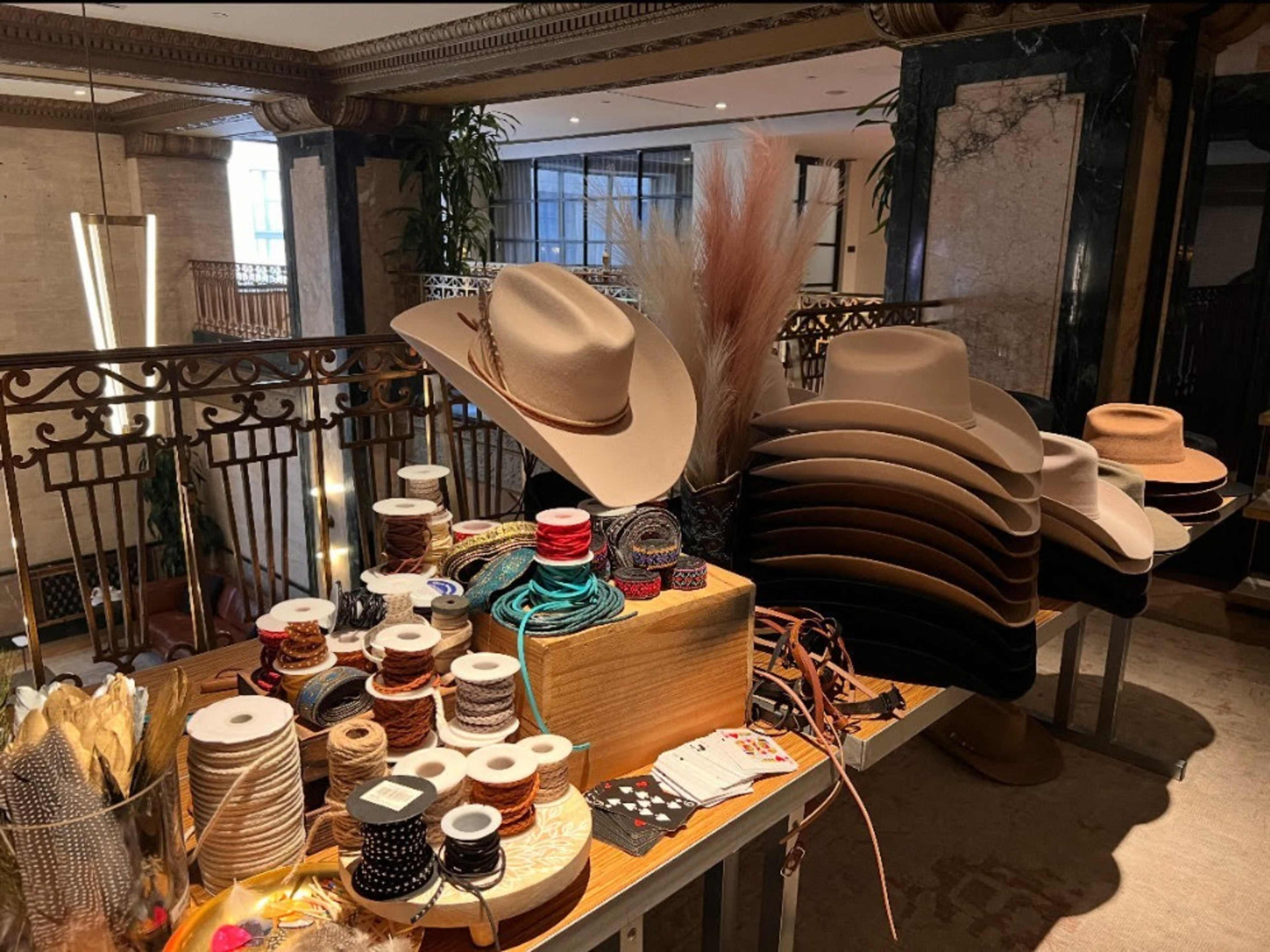 Custom Cowboy Hat Bar Experience