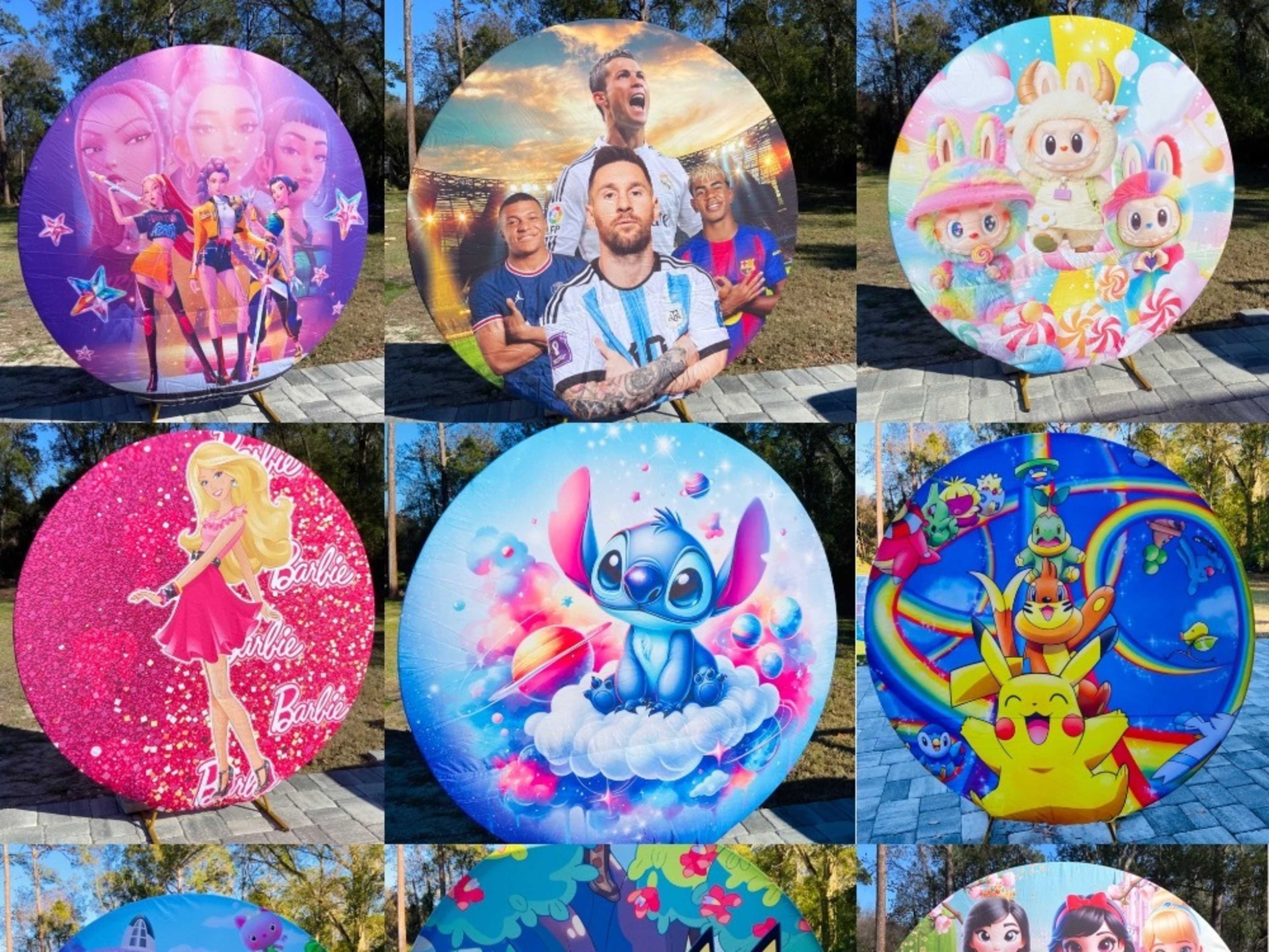 Round Backdrops and covers