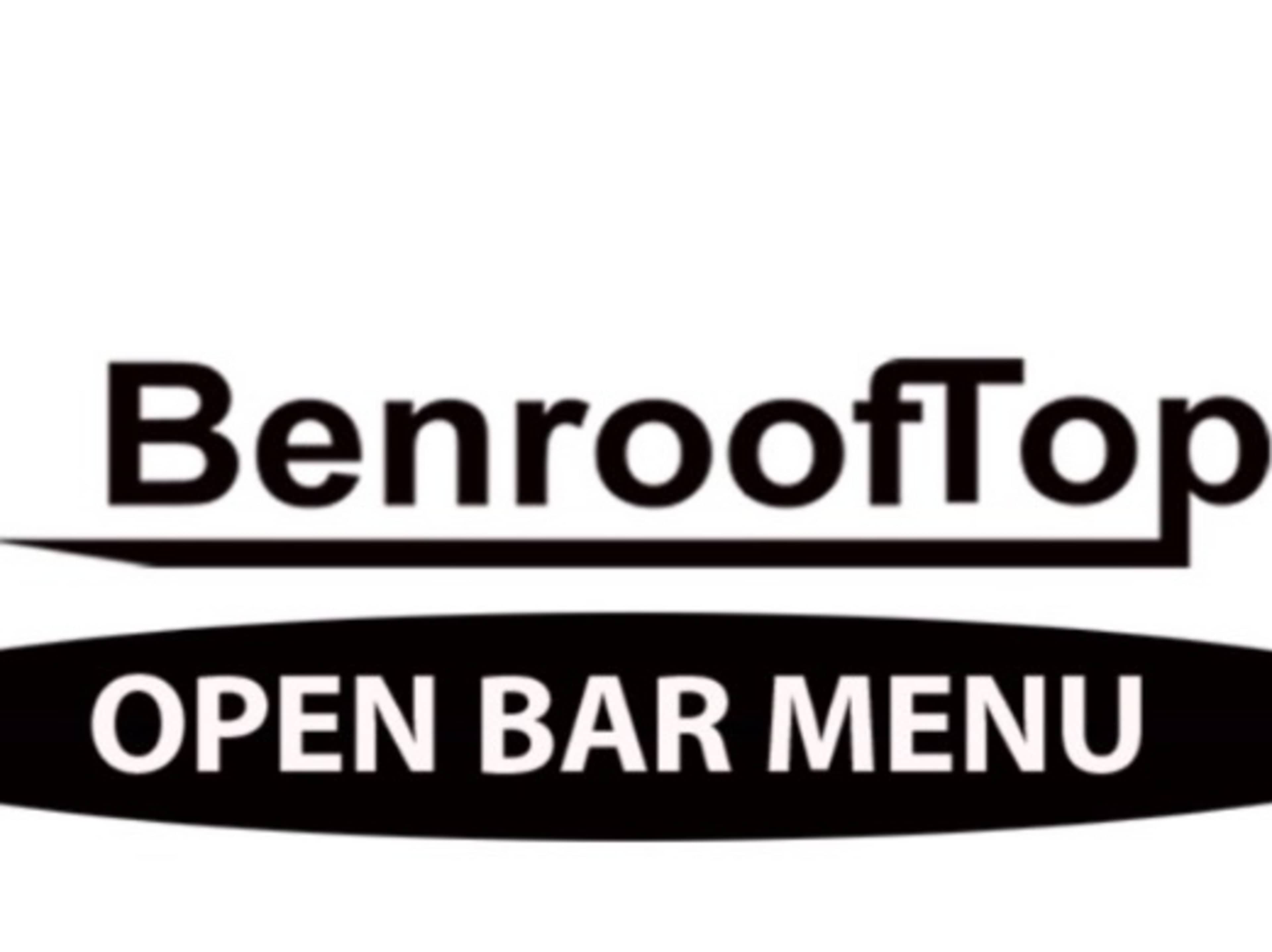 4 hrs Wine, Beer and Beverages Open Bar.