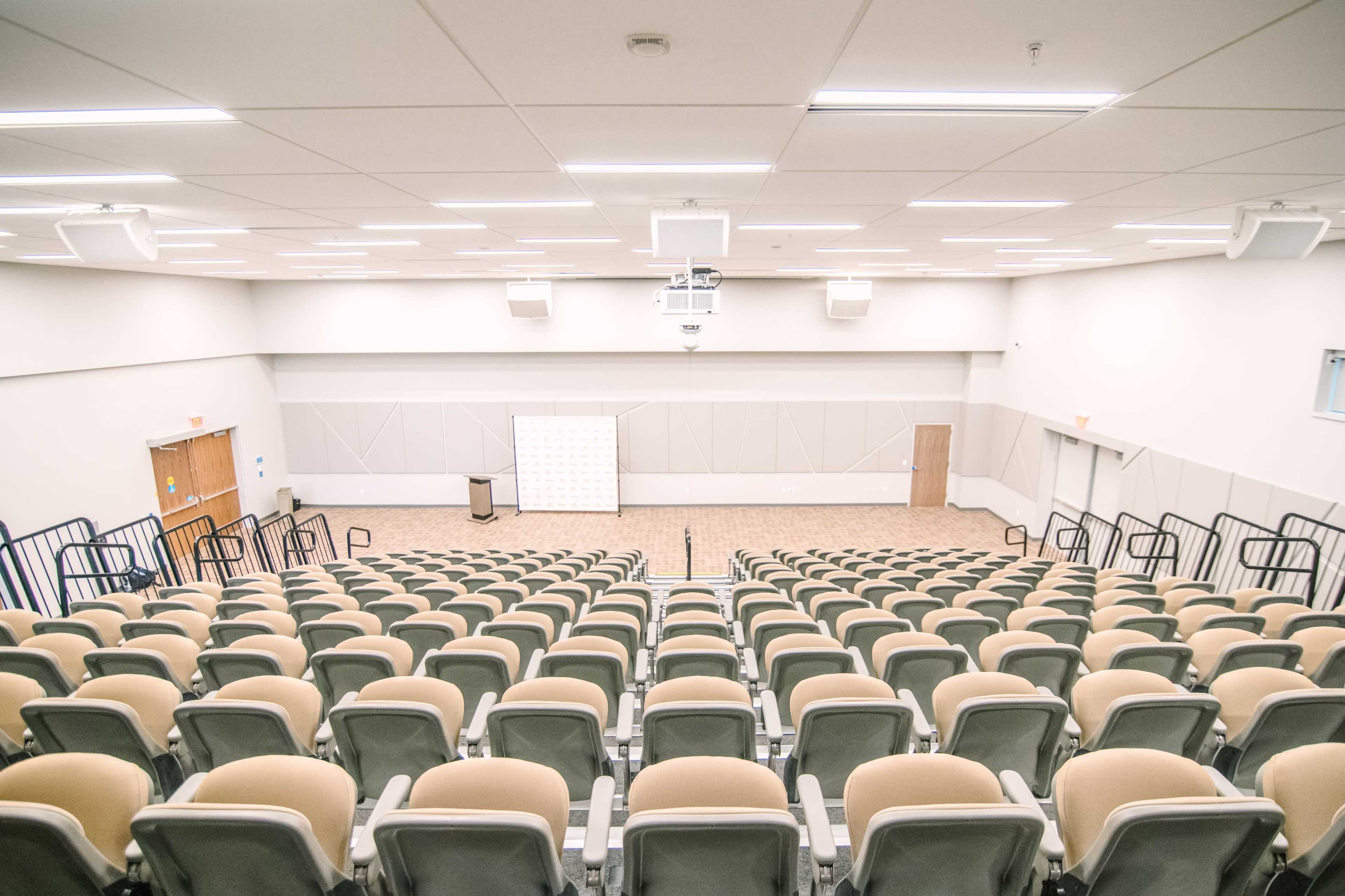 Modern auditorium space in St. Louis County Image in Creve Coeur Township, St. Louis, MO