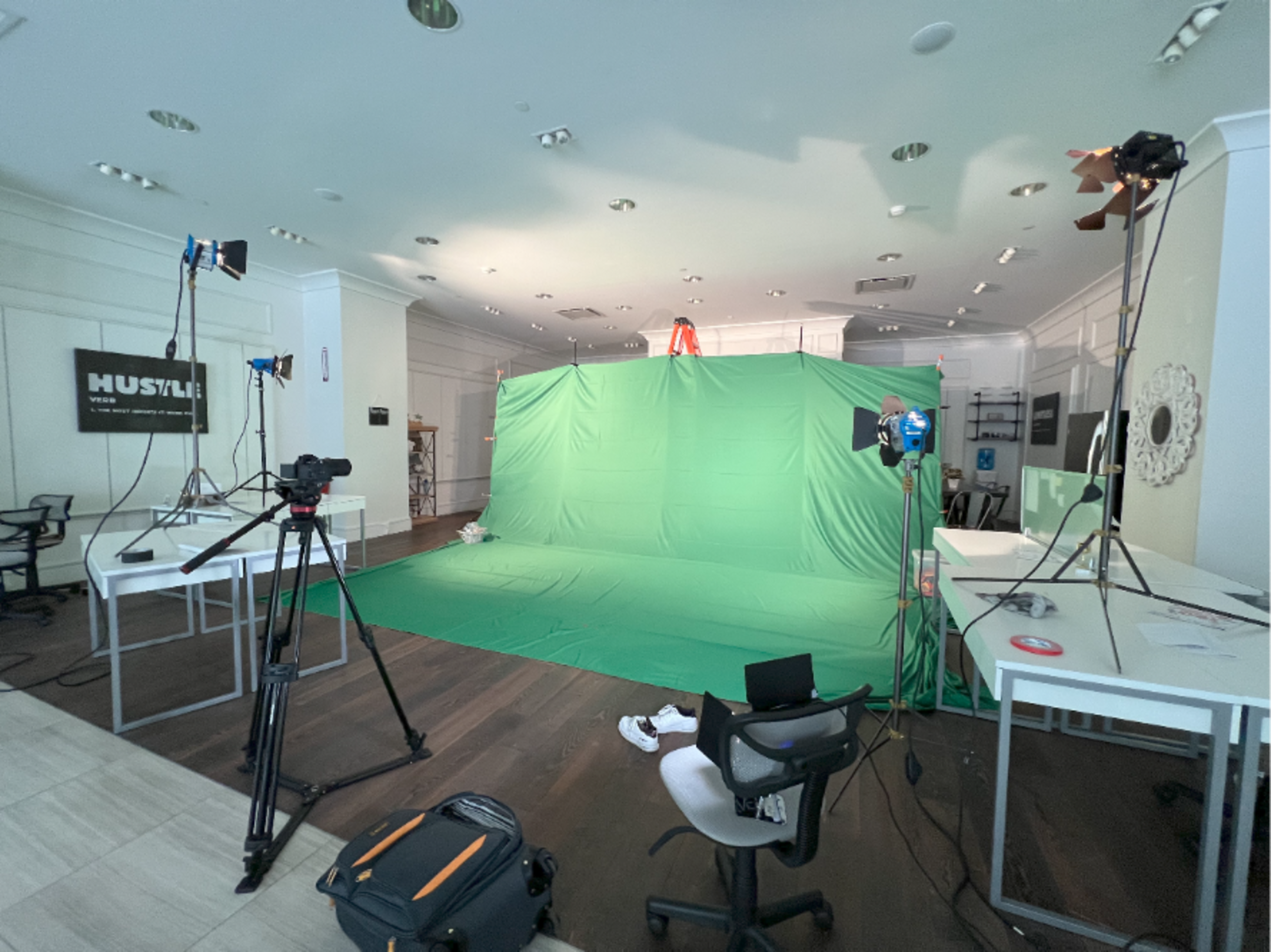 Green screen backdrop