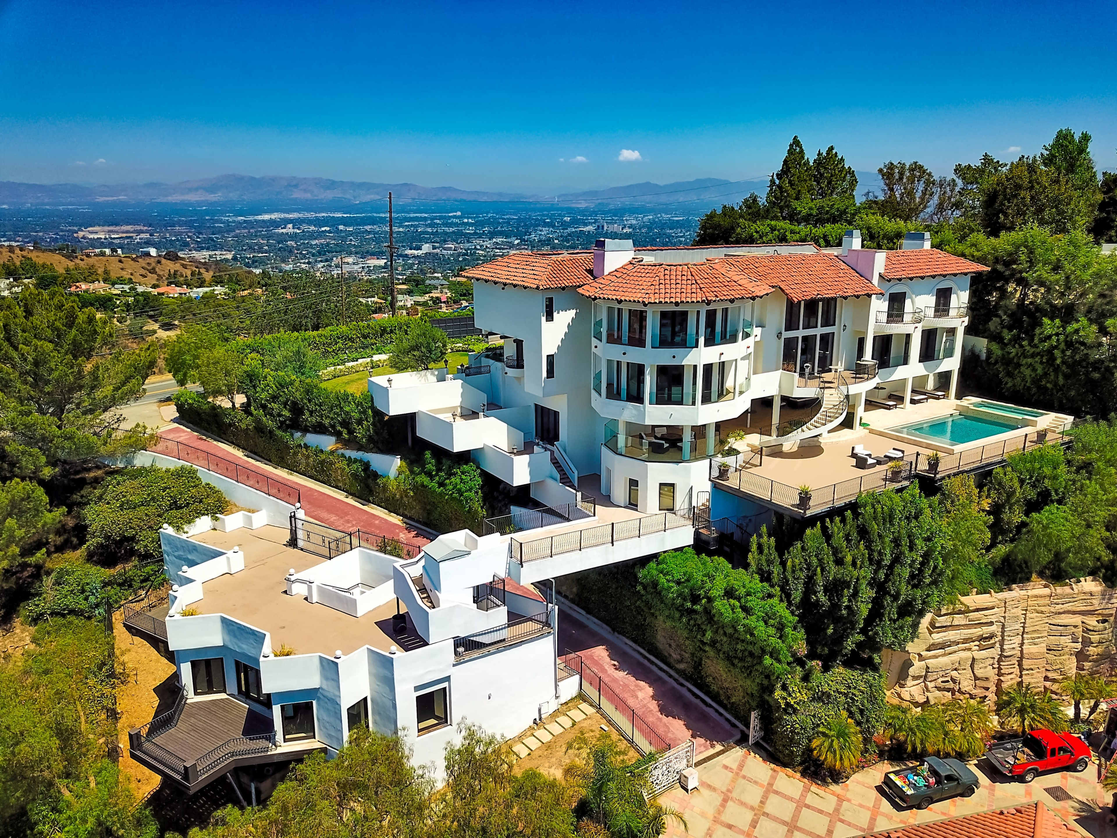 OCEANVIEW MEDITERRANEAN W/ GRAND INTERIORS Image in Beverly Crest, Beverly Hills, CA