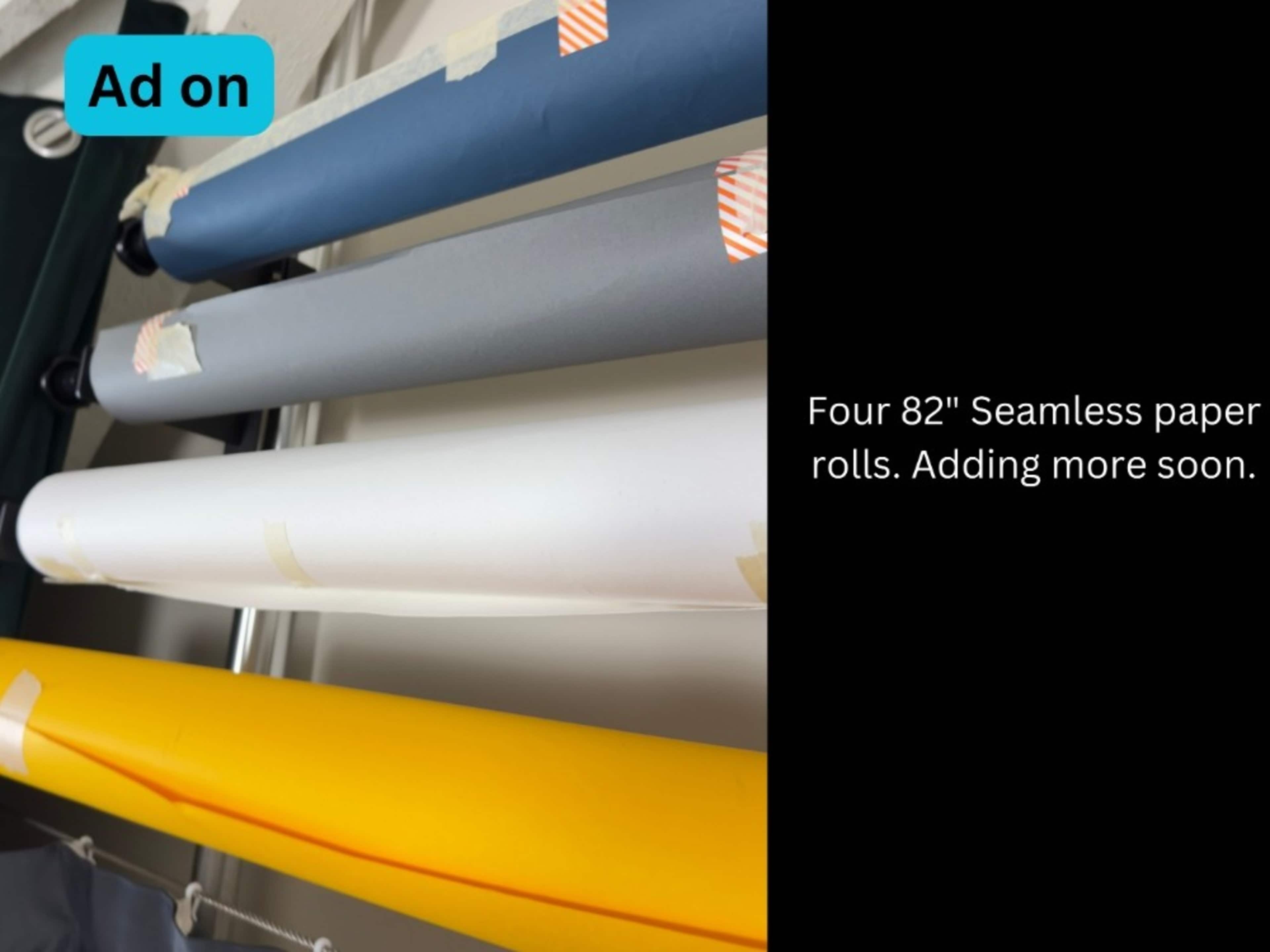 82 Inch Seamless Paper Backgrounds - All 
