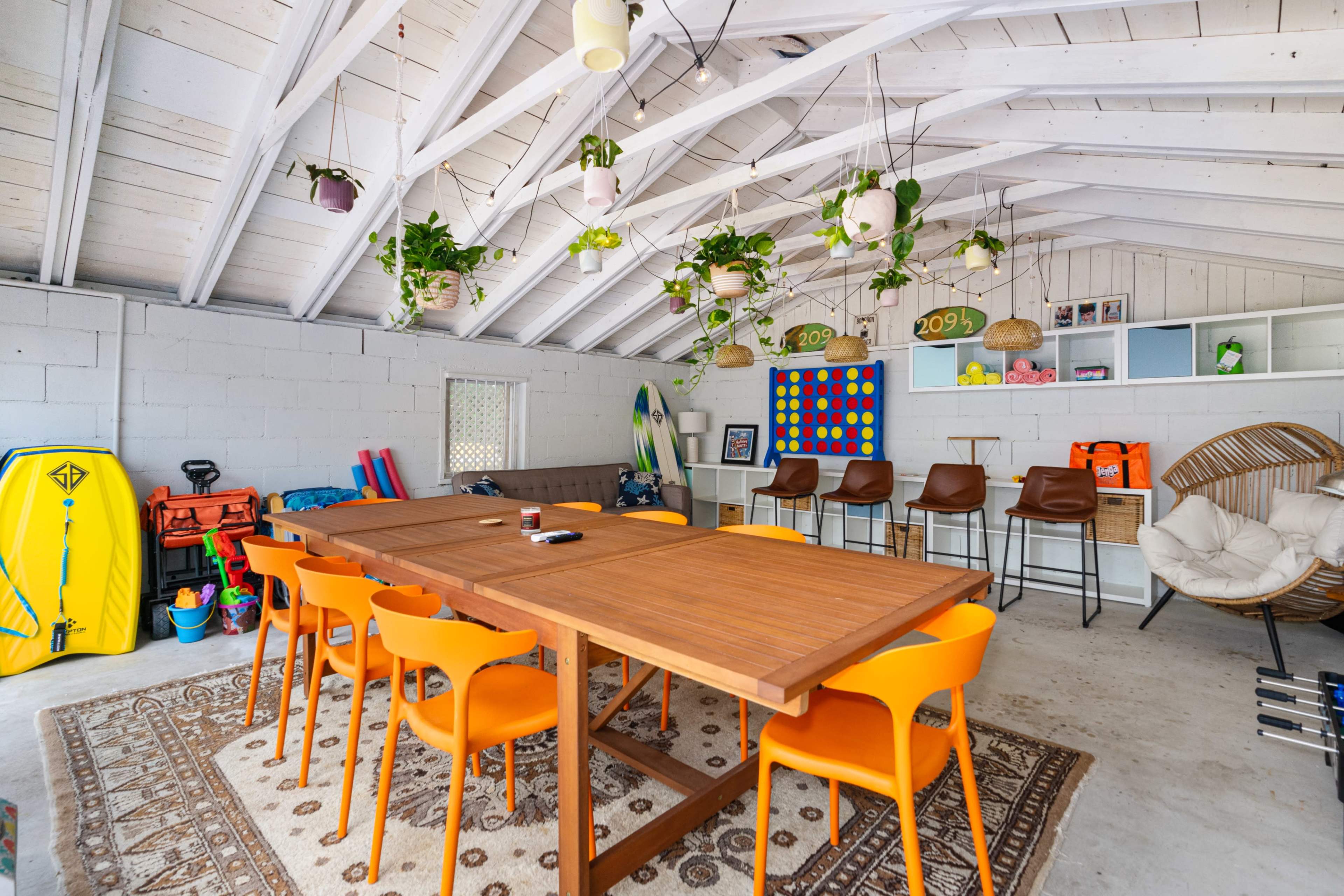Beach Bungalows and Craft Room in a Tropical Garden Image in Flagler Beach, Flagler Beach, FL