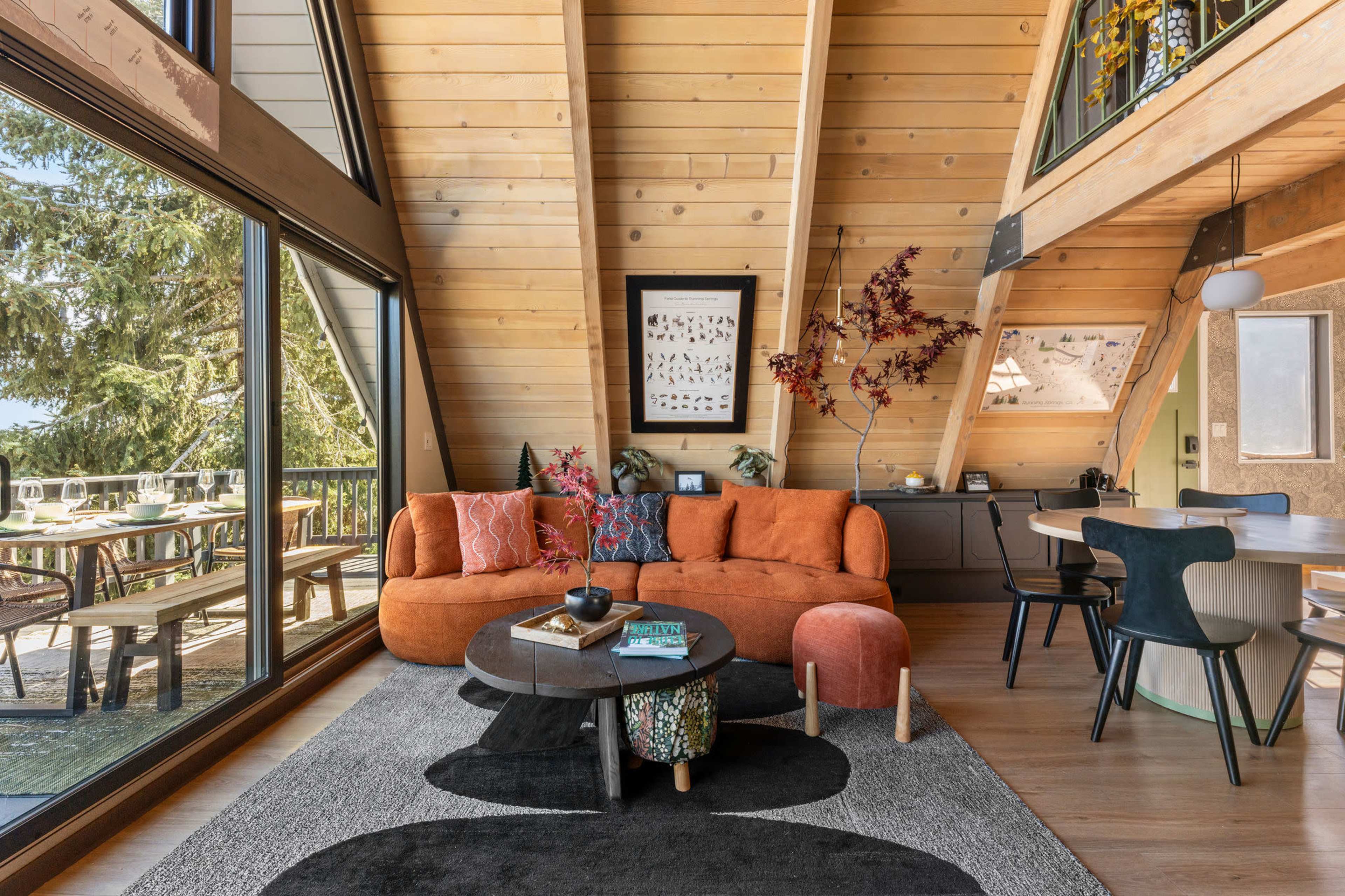 A-Frame Cabin with stunning Mountain Views Image in , Running Springs, AS