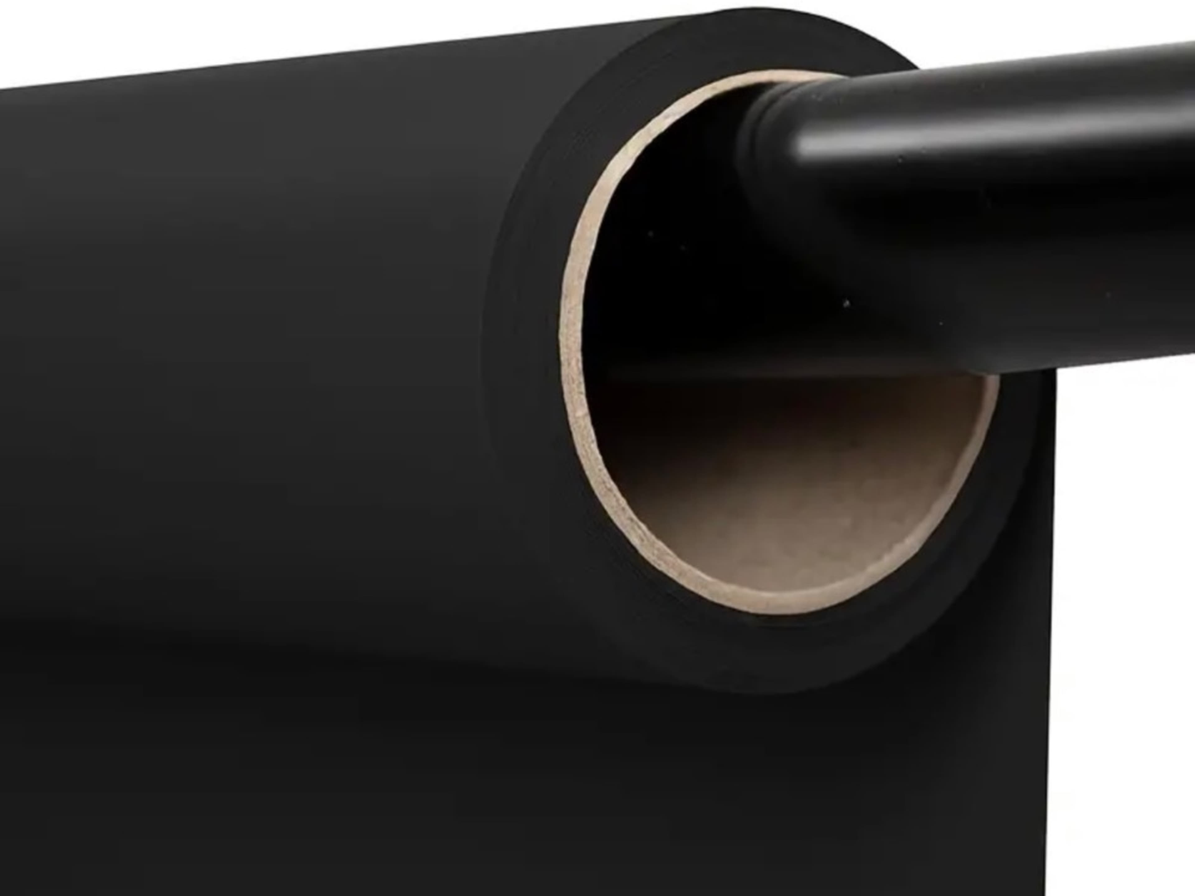 4.5 Ft Black Seamless Paper Backdrop