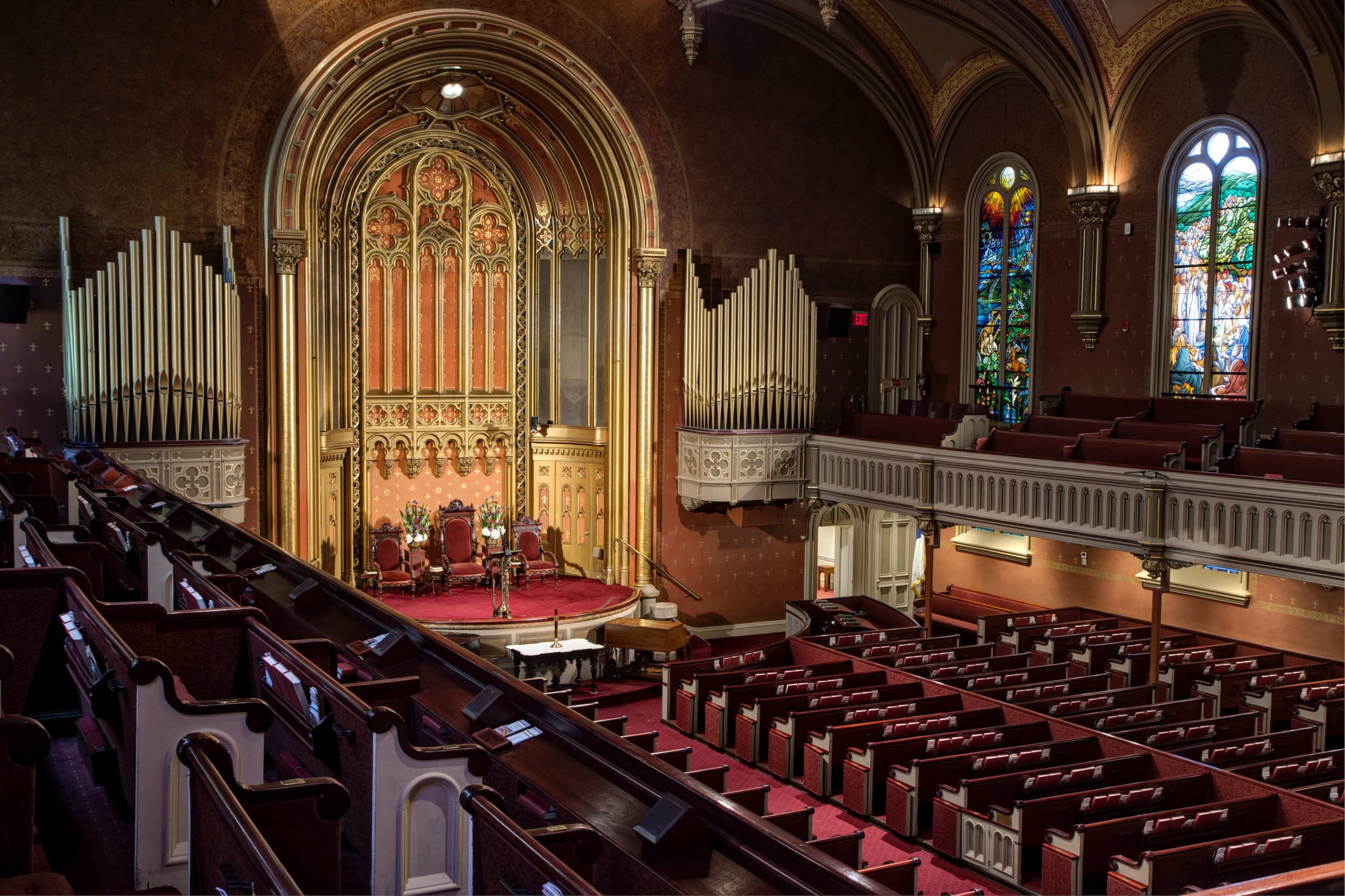 Historic Grand Church Sanctuary in Nomad District, NYC Image in Midtown Manhattan, New York, NY