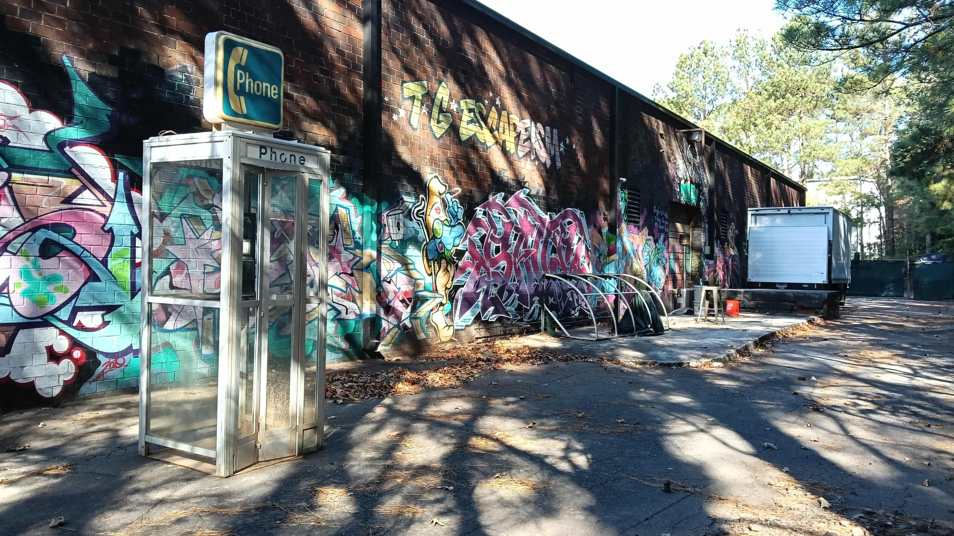 Retro Urban Phone Booth Set for Film, Music Videos, & Photography Image in Chamblee, Atlanta, GA