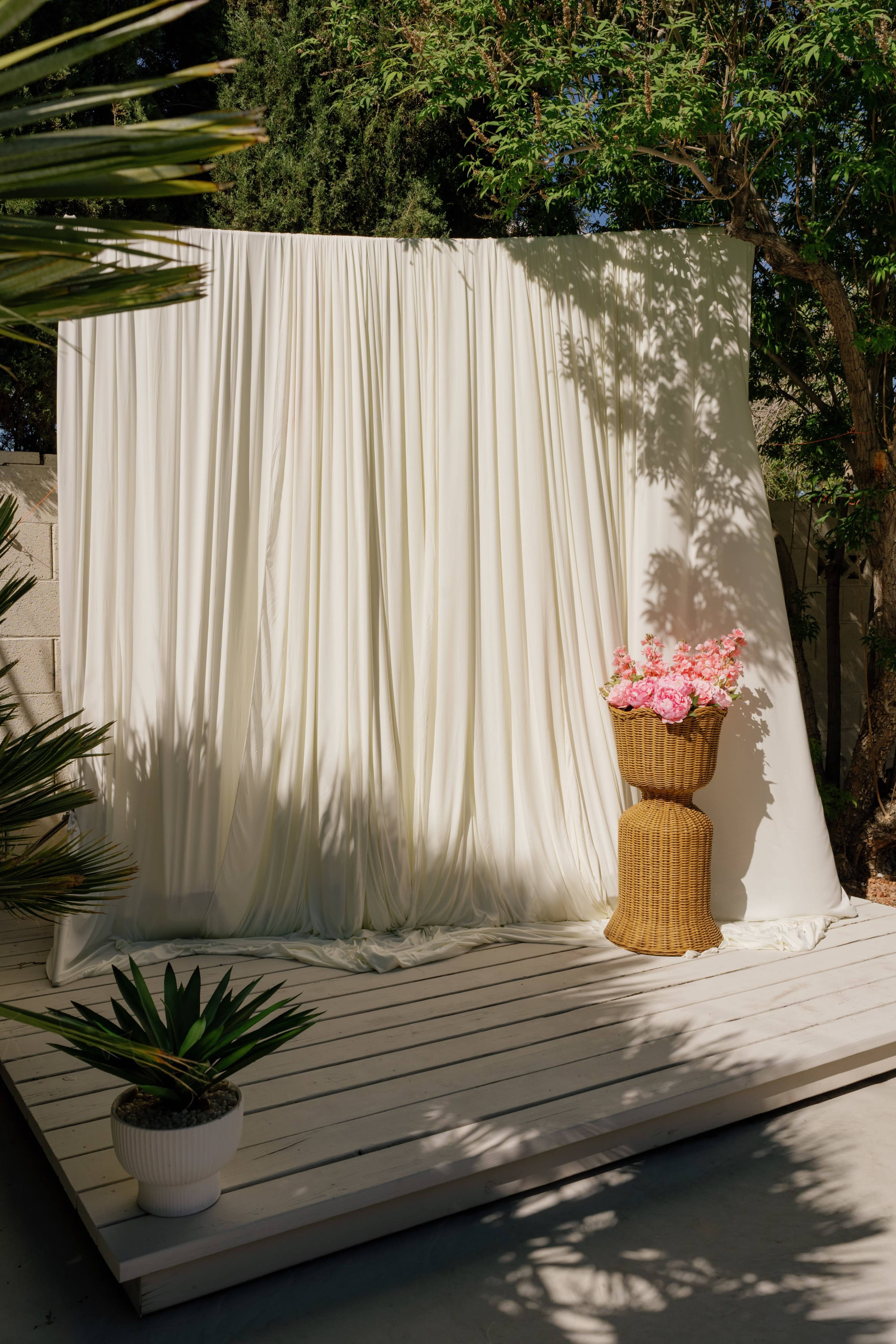 Desert Meets Miami - Colorful Poolside Shoot Location Image in McNeil Estates, Las Vegas, NV