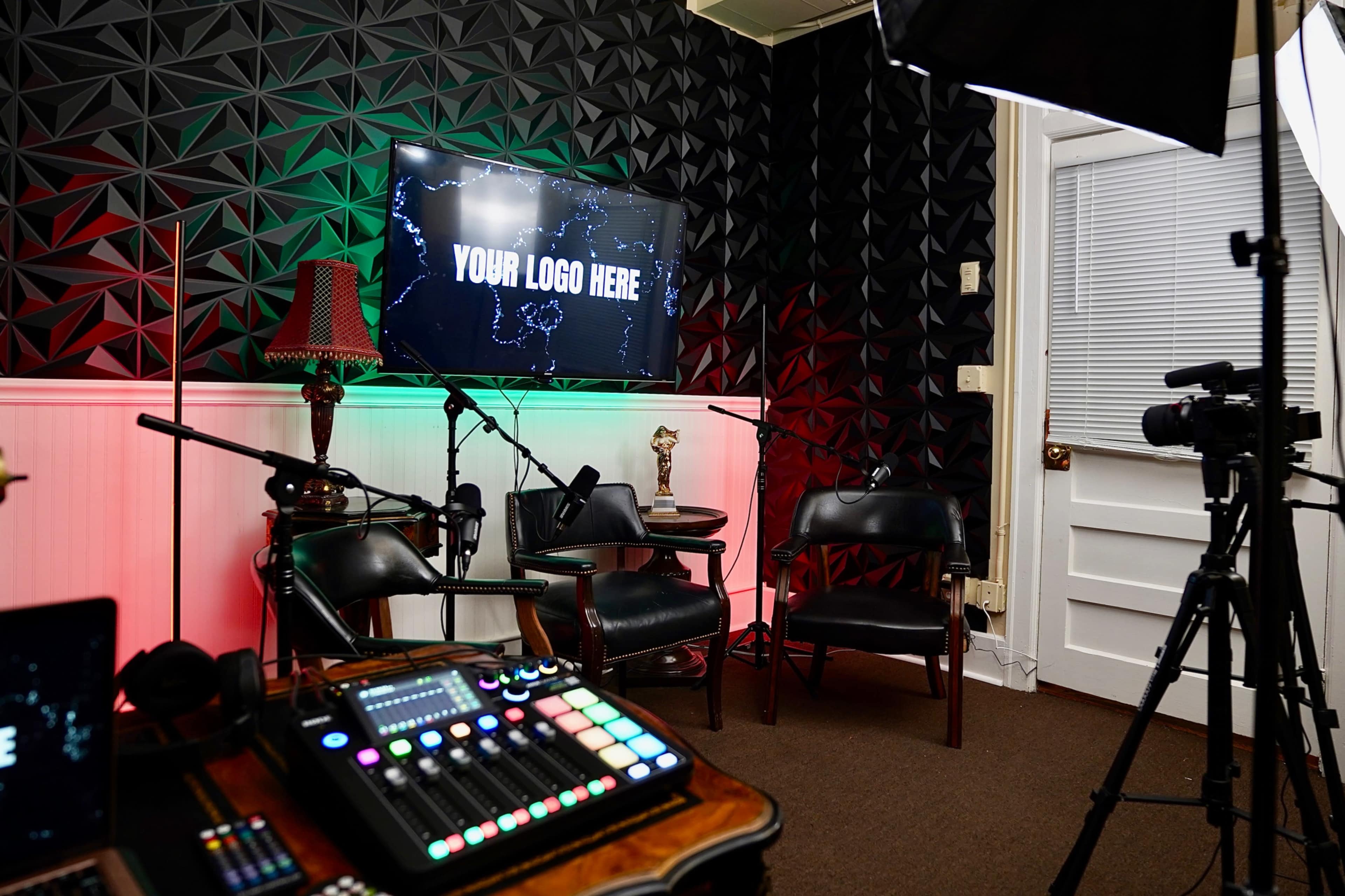 Premium Podcast & Video Studio in Historic Italian Club Image in Ybor City, Tampa, FL