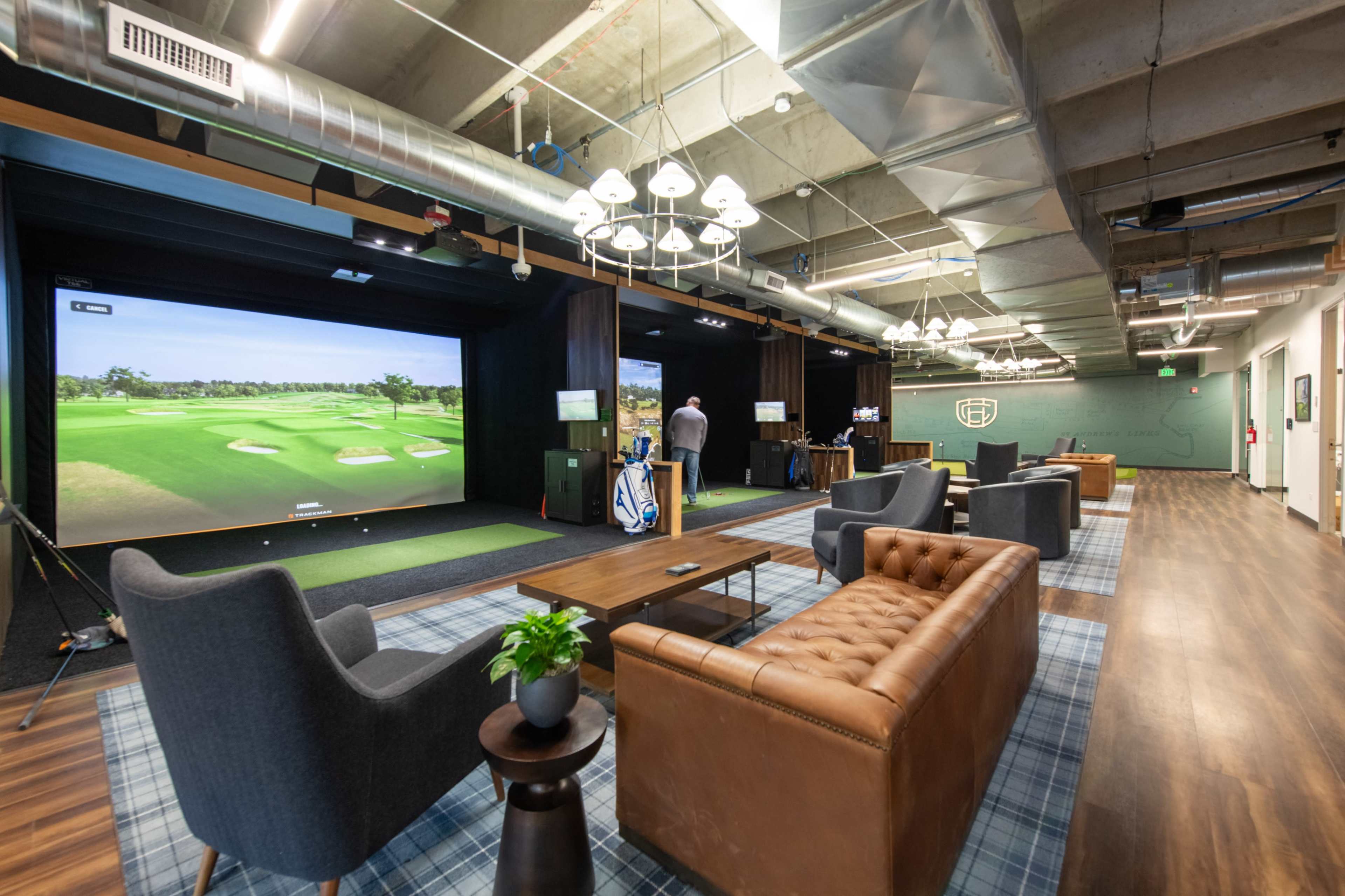 Event Space with Golf Simulators Image in Greenwood Village, Englewood, CO