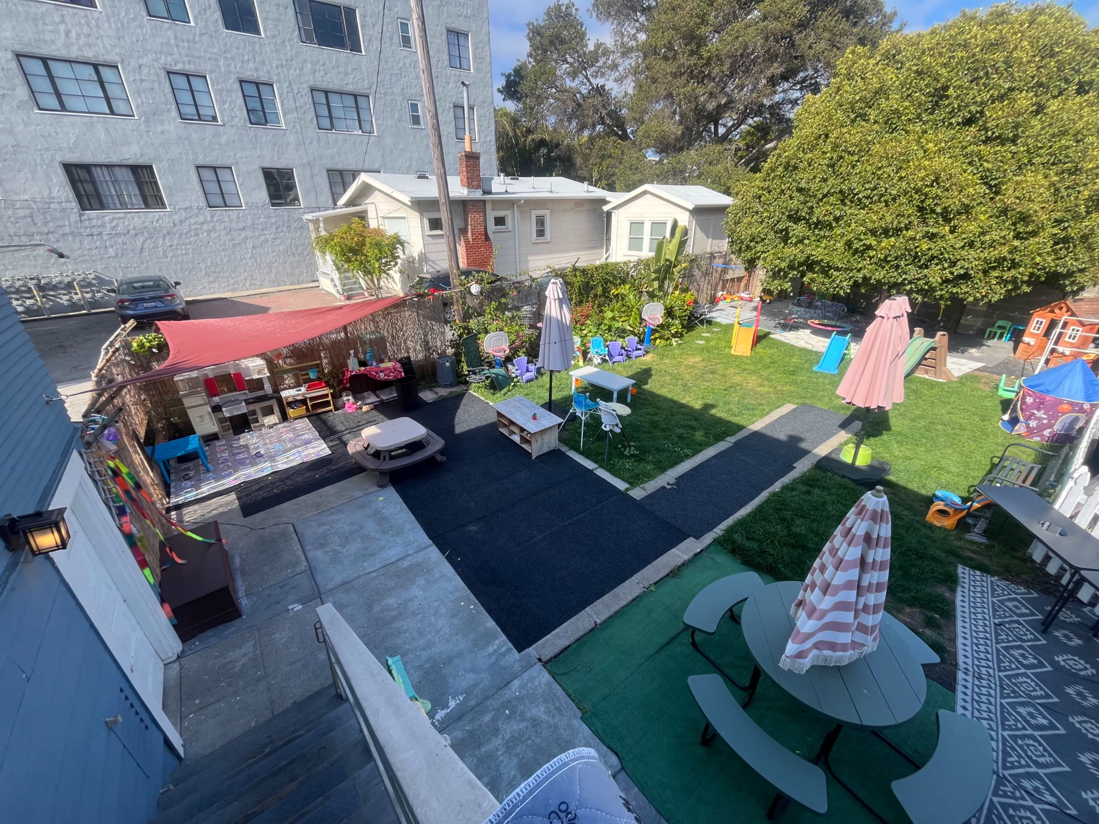 Spacious BOHO kid friendly Piedmont backyard Image in Mosswood, Oakland, CA