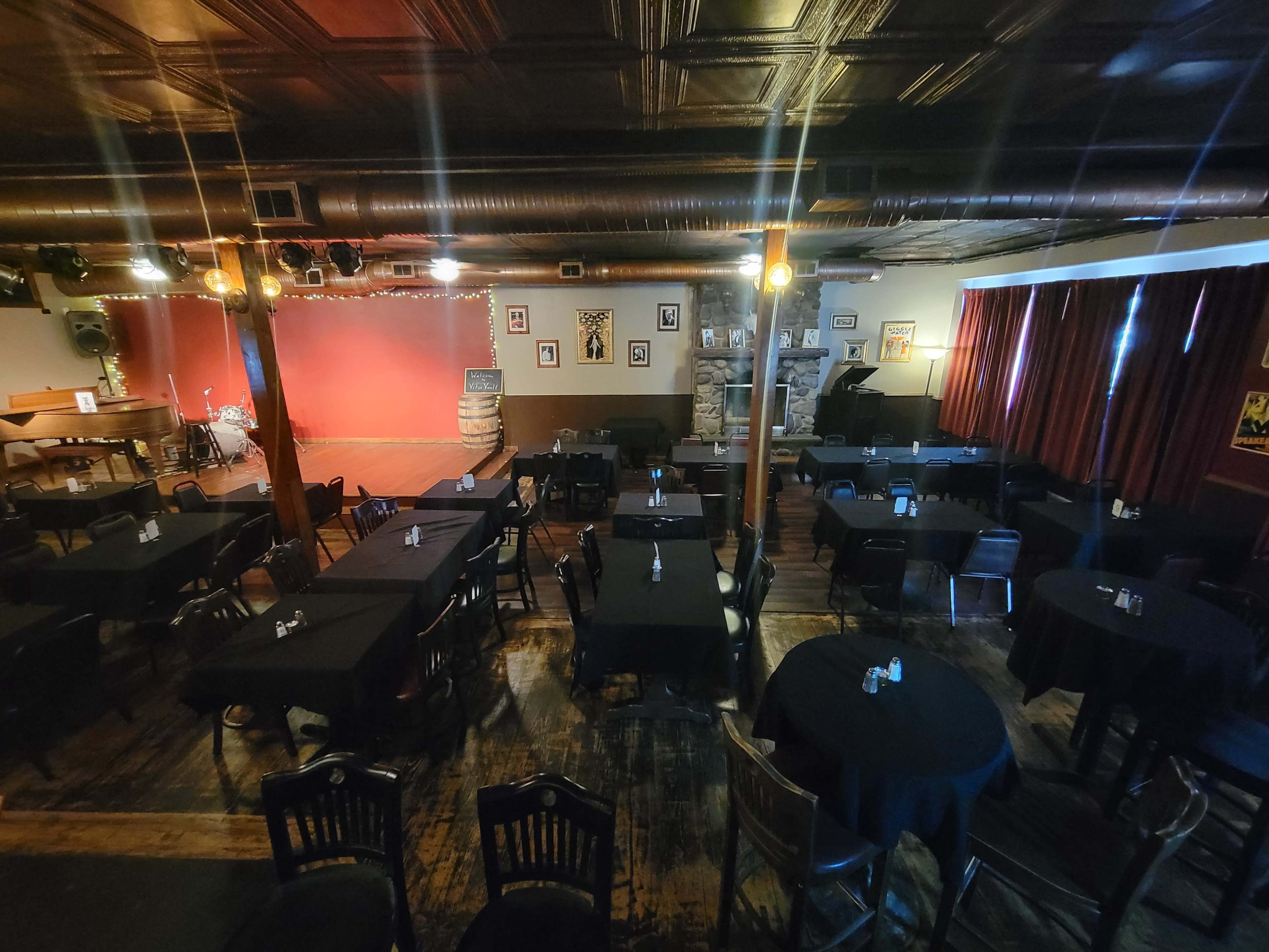 Elegant 1920s themed, restaurant/bar with open space. Image in Portage Park, Chicago, IL