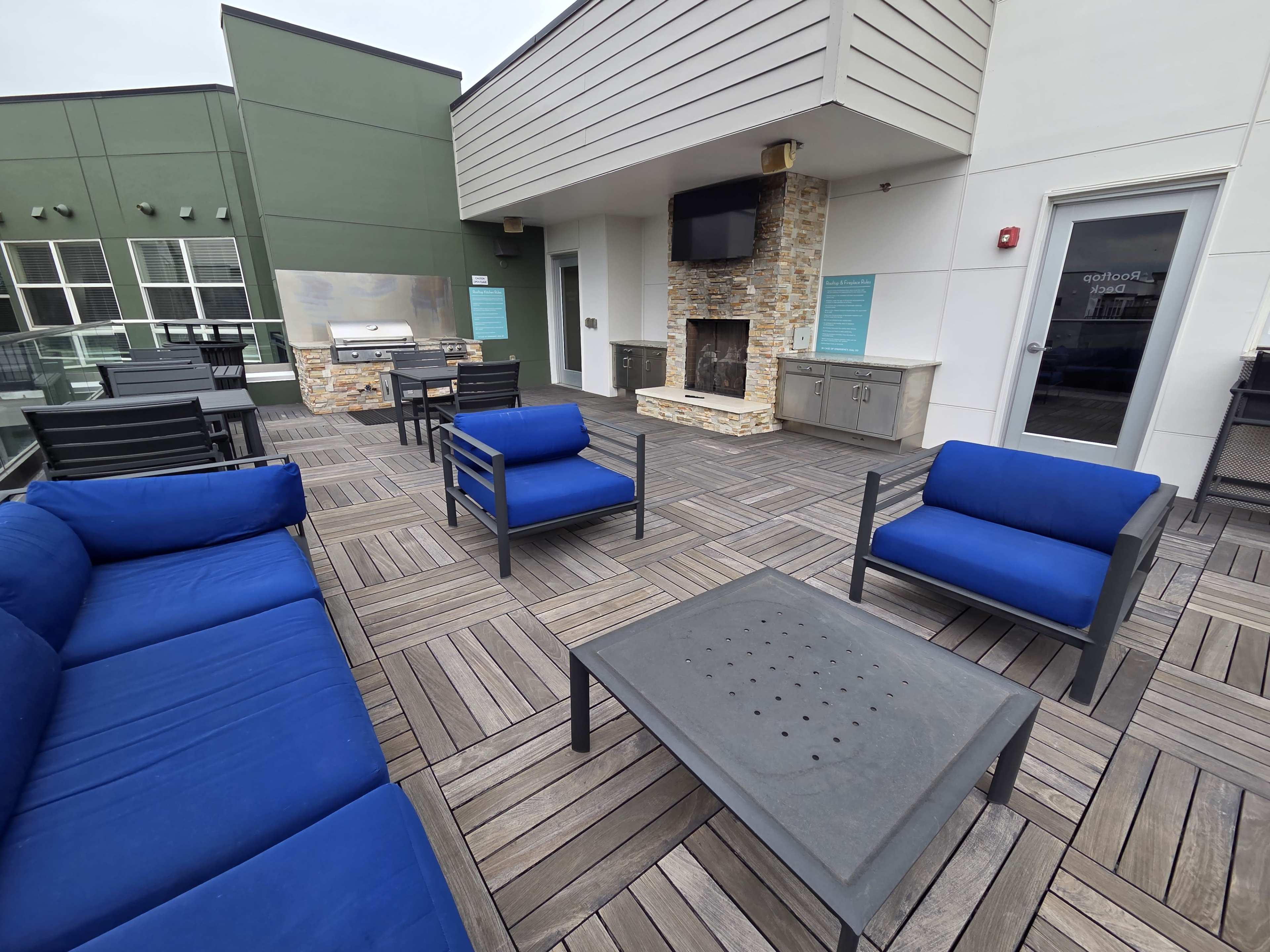 Rooftop lounge with view of downtown Denver Image in Englewood, Englewood, CO