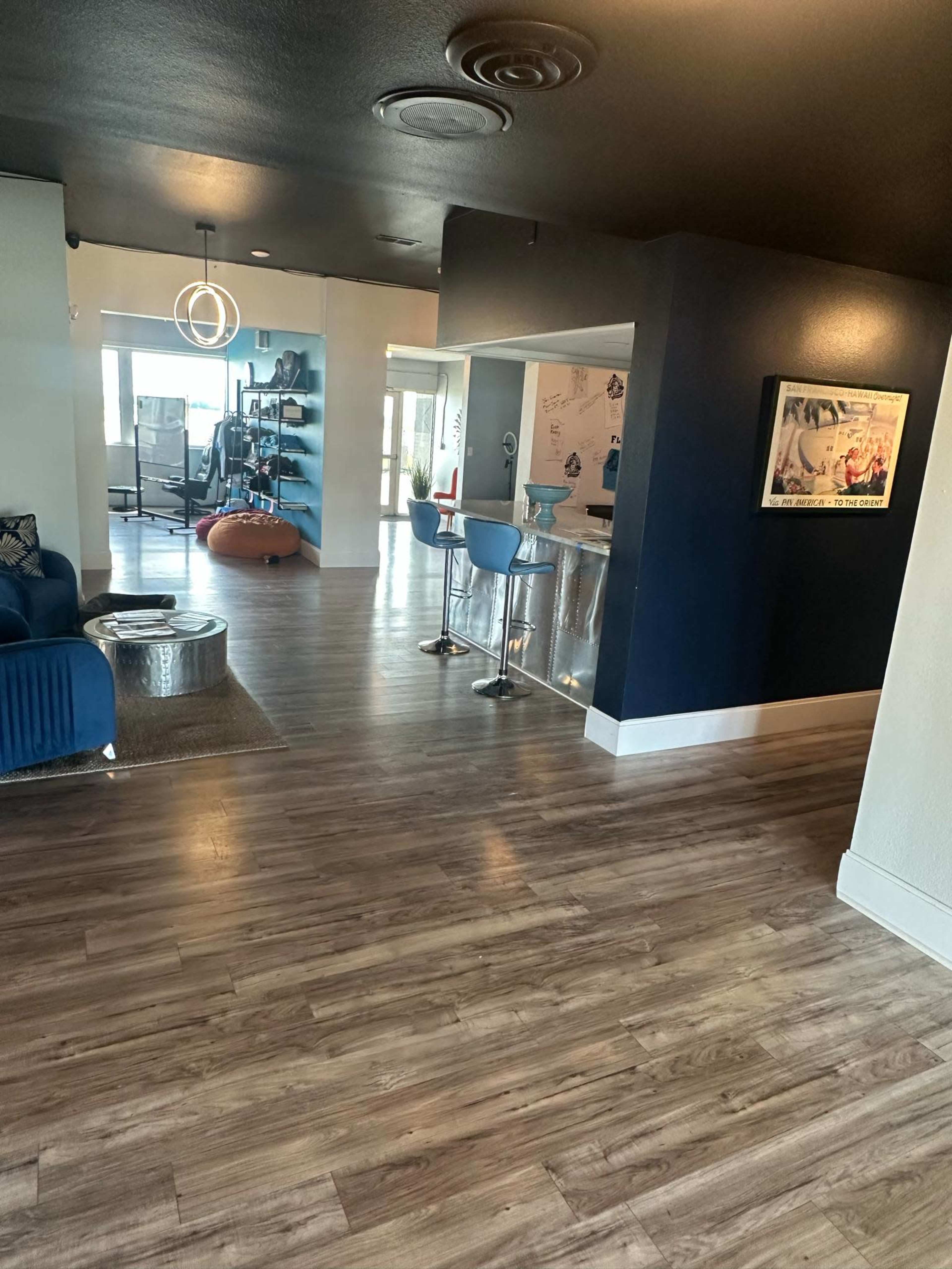 Modern Aviation Lounge with Runway Views + Retro Arcade Vibe Image in Wood River Township, East Alton, IL