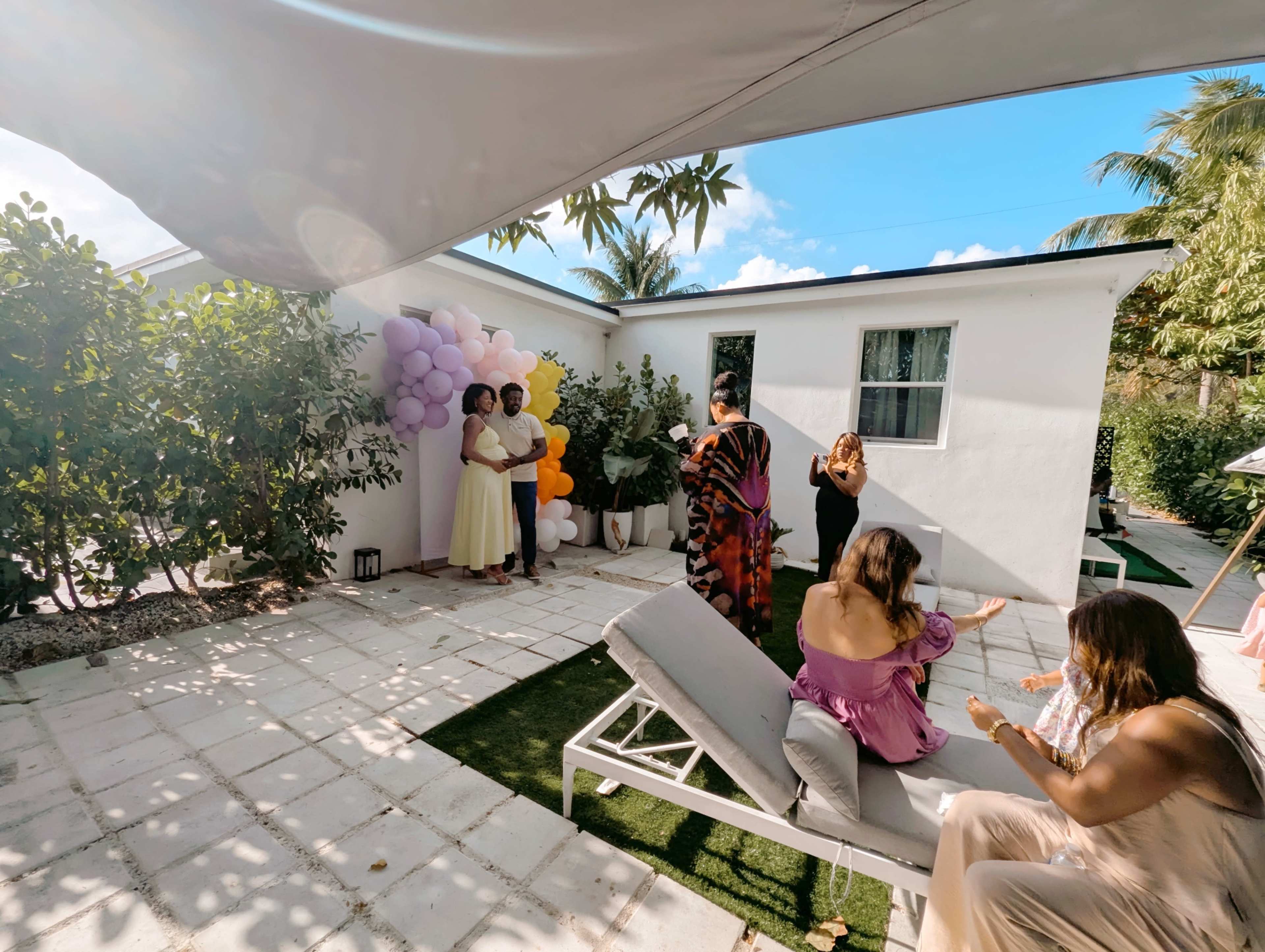 Tropical Outdoor Patio / Breezeway Oasis Image in Little River, Miami, FL