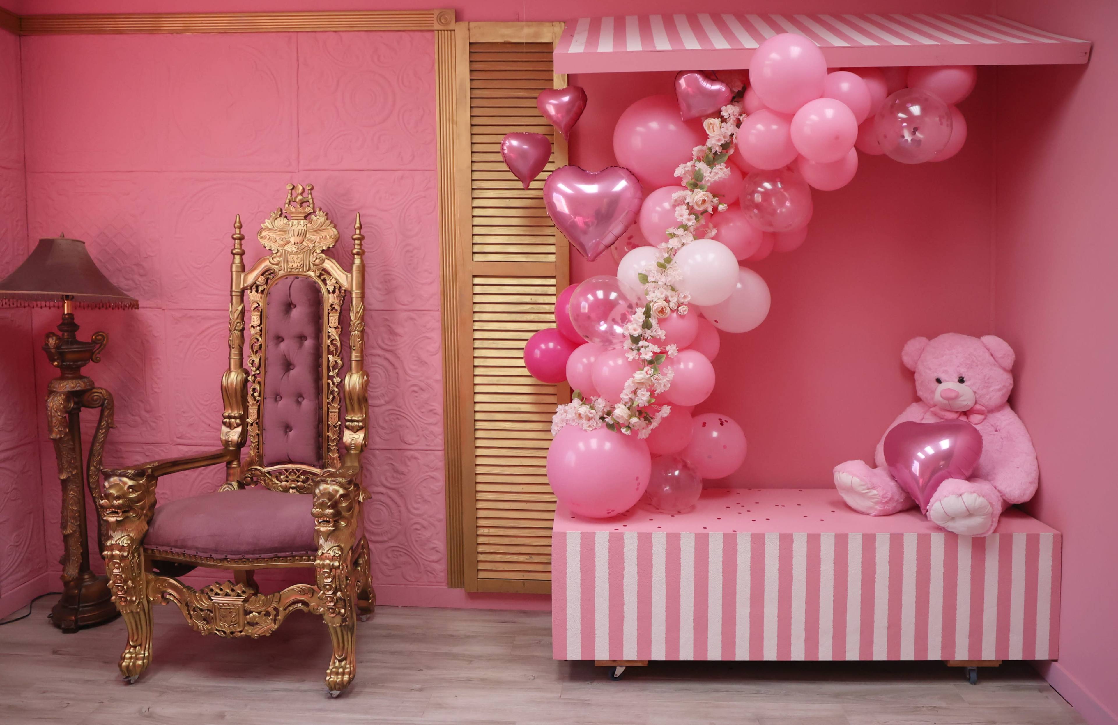 Hip Photo Studio 3 pink room - Equipment Available Image in Gessner Road Commerce Park, Missouri City, TX