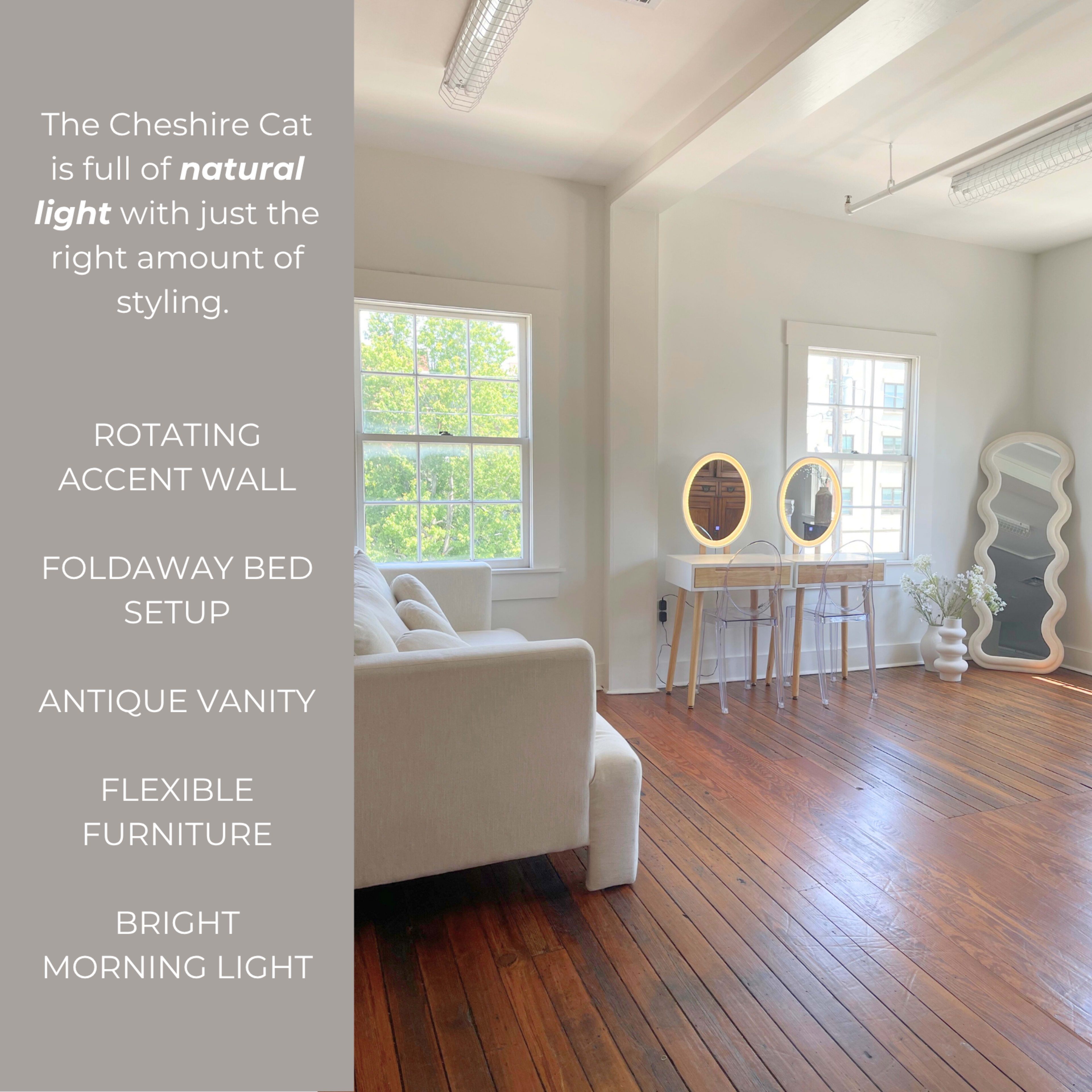 The Cheshire Cat Studio: Modern & Adaptable Image in South Historic District, Savannah, GA
