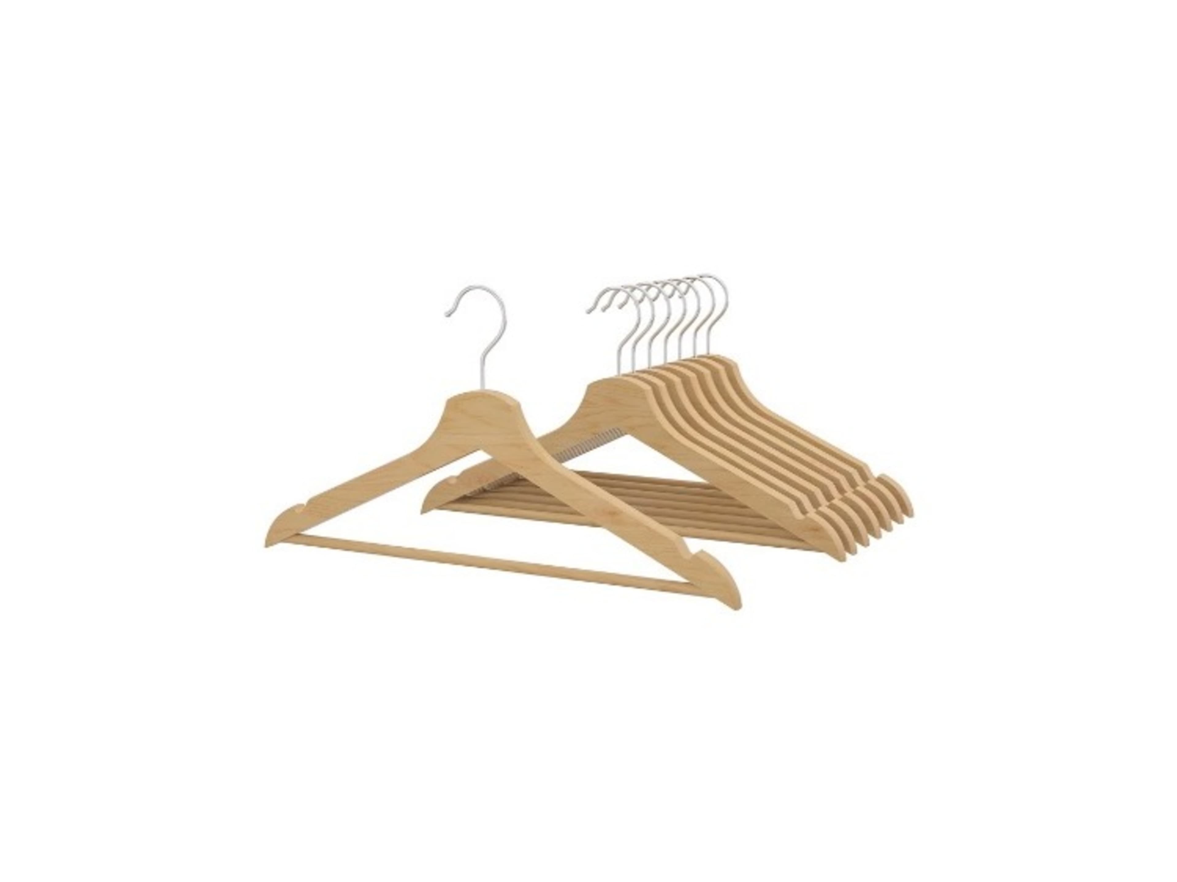 Wooden Hanger Set